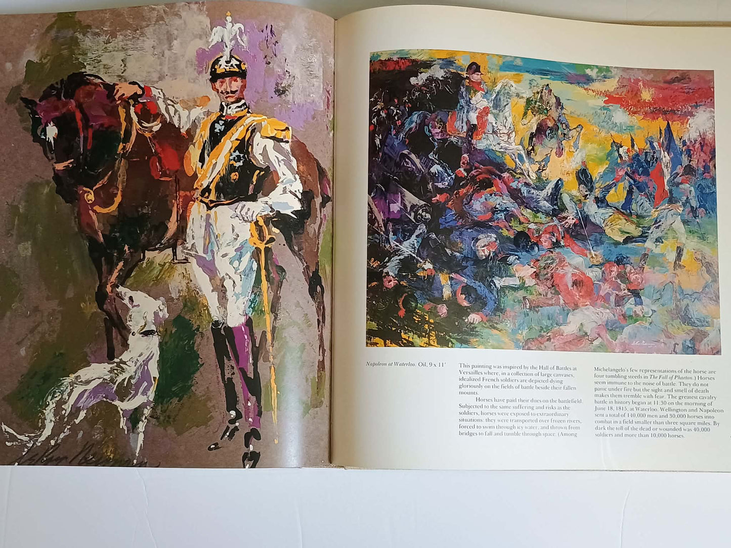  LeRoy Neiman Horse book Abrams