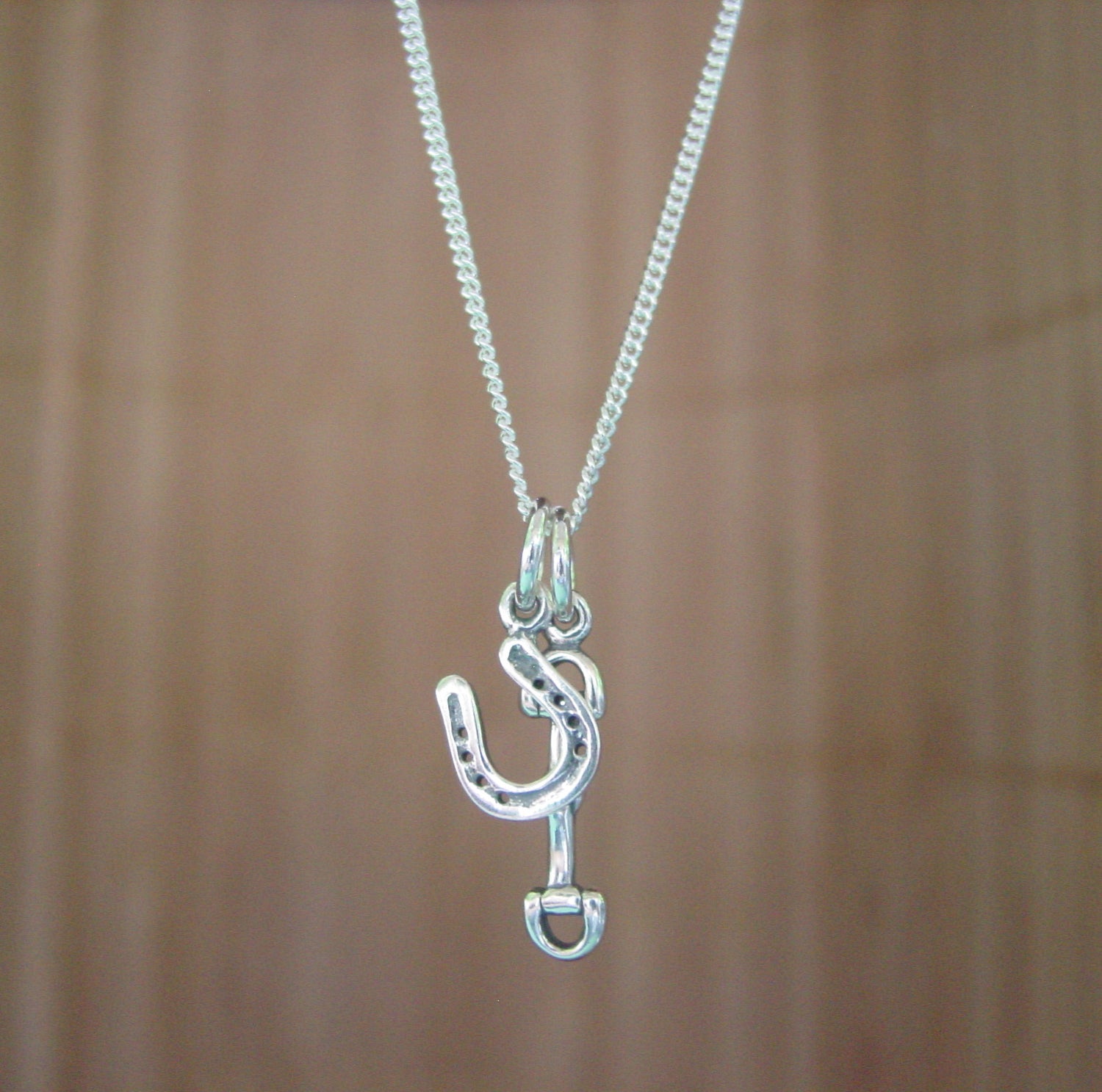 Lucky horseshoe pendant