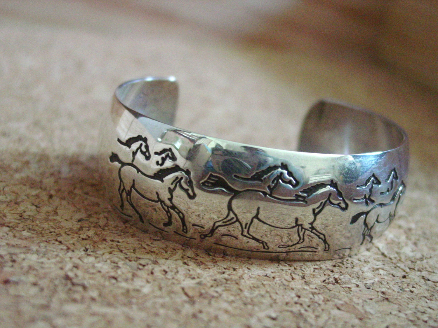 Navajo Cuff Bracelet by B. Webb