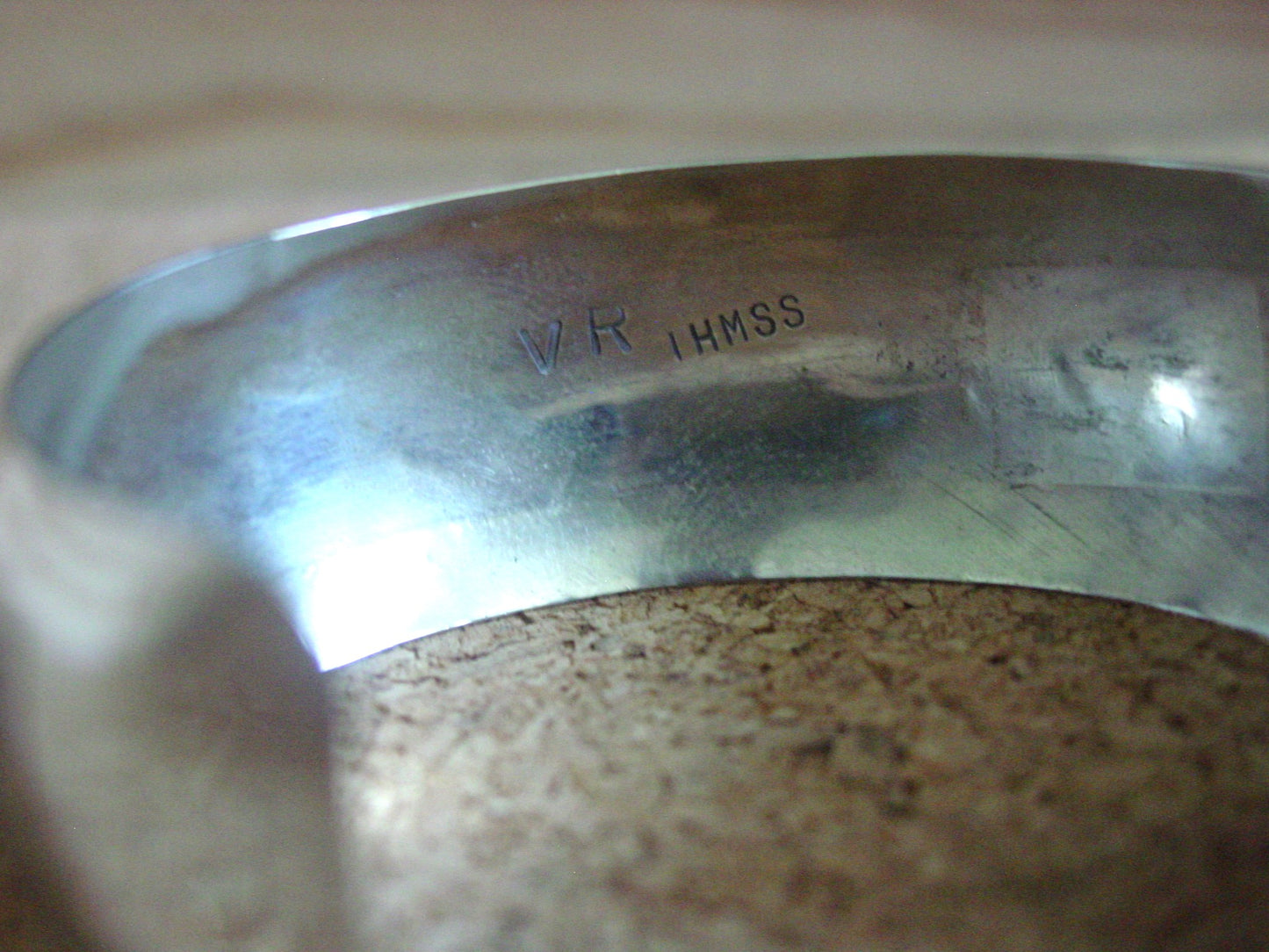 Navajo Virgil Reeder Running Horse Sterling Silver Cuff Bracelet 2