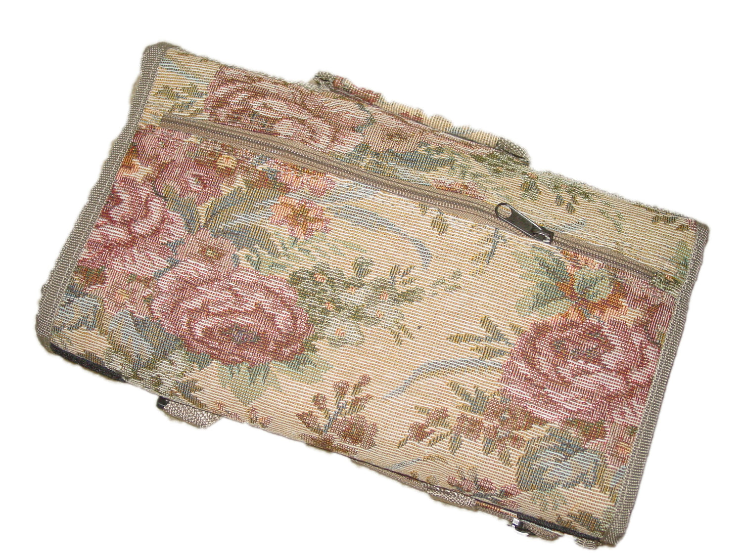 Tapestry Foldable Shopping Bag with Wheel