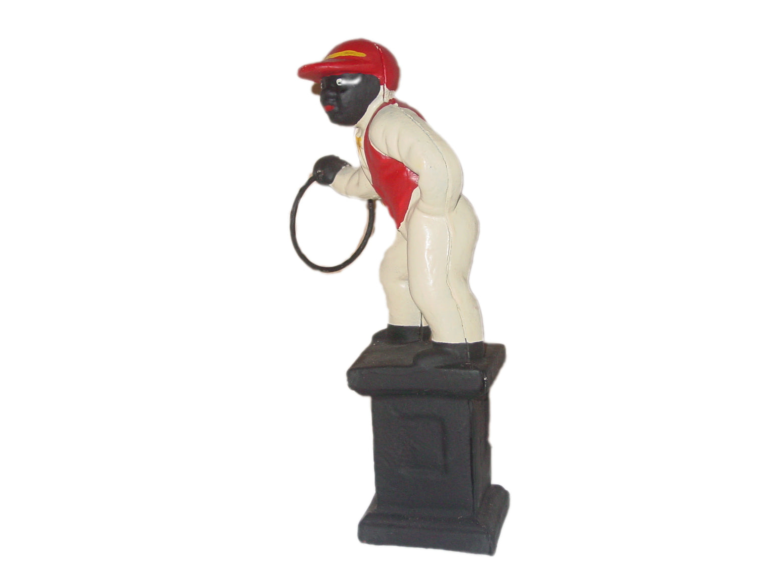 Vintage Cast-Iron “Jocko” Lawn Jockey 