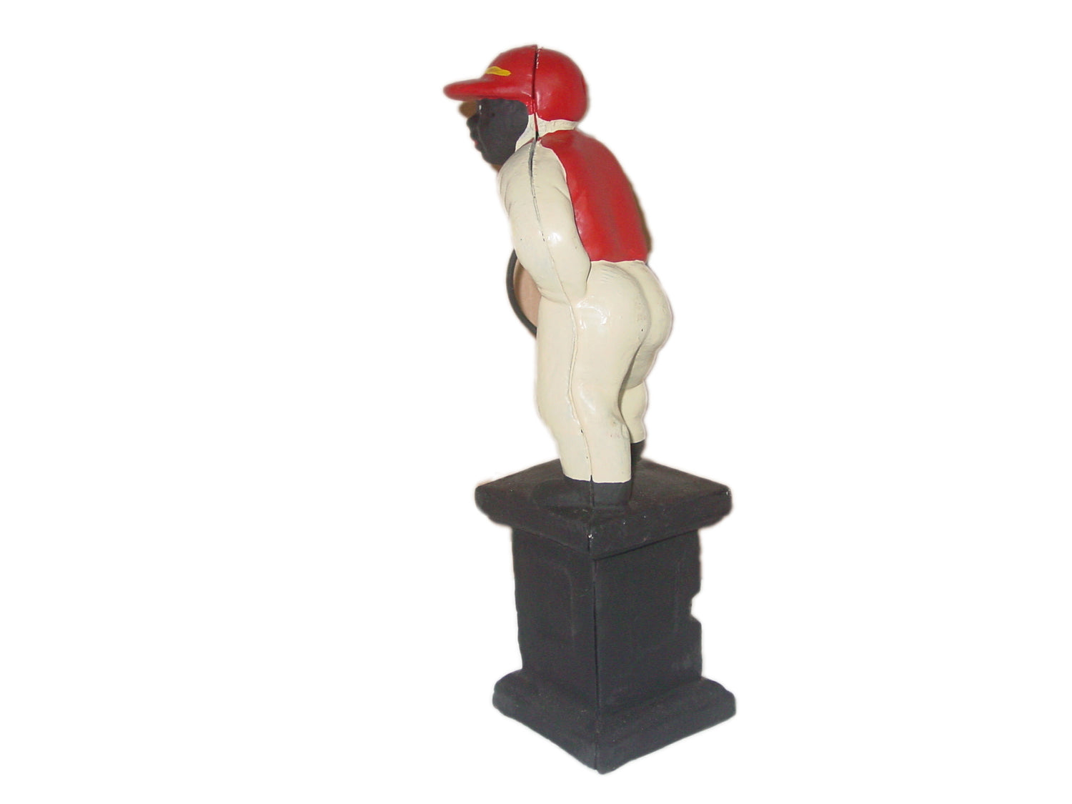 Vintage Cast-Iron Jocko Lawn Jockey Hitching Post  Statue
