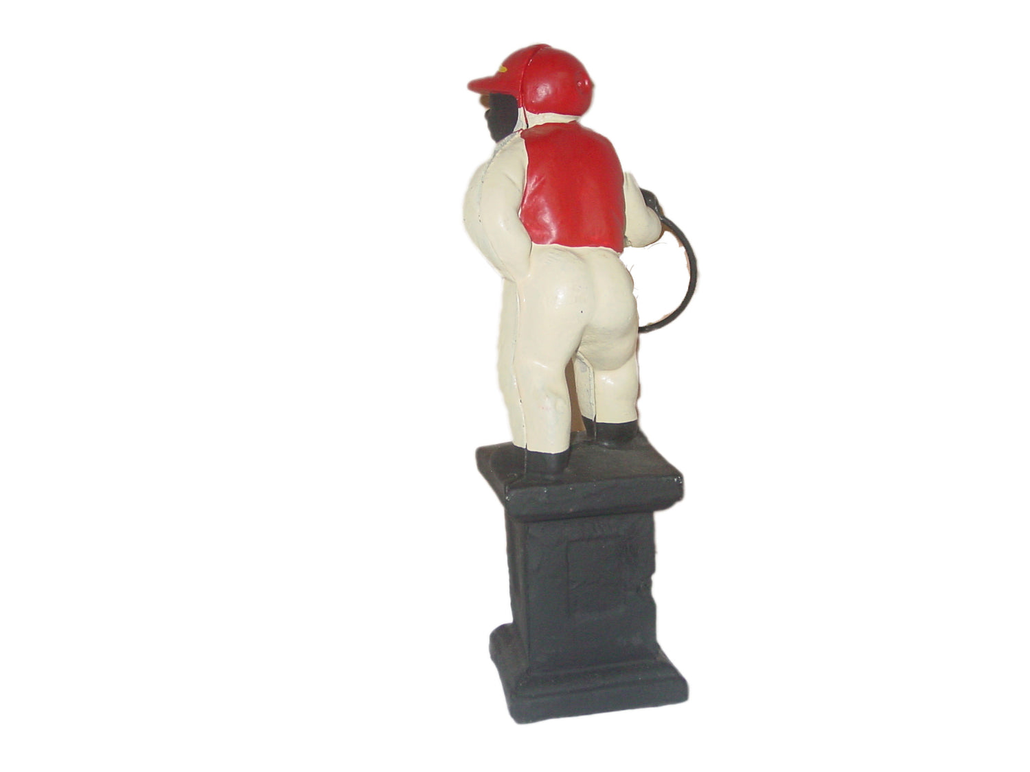 Vintage Cast-Iron “Jocko” Lawn Jockey  Statue