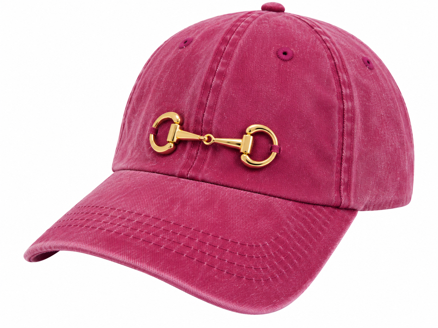 Wine Horse Bit cap equestrian Hat