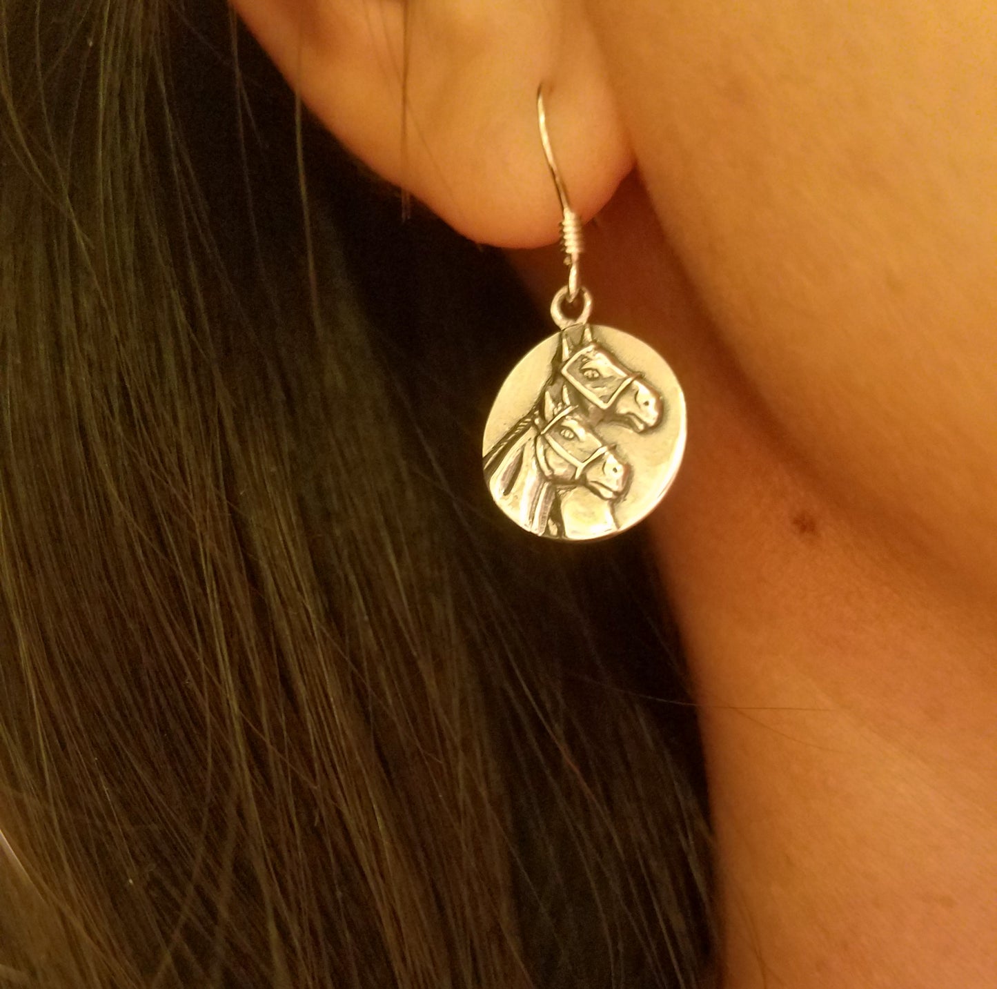 equestrian earrings