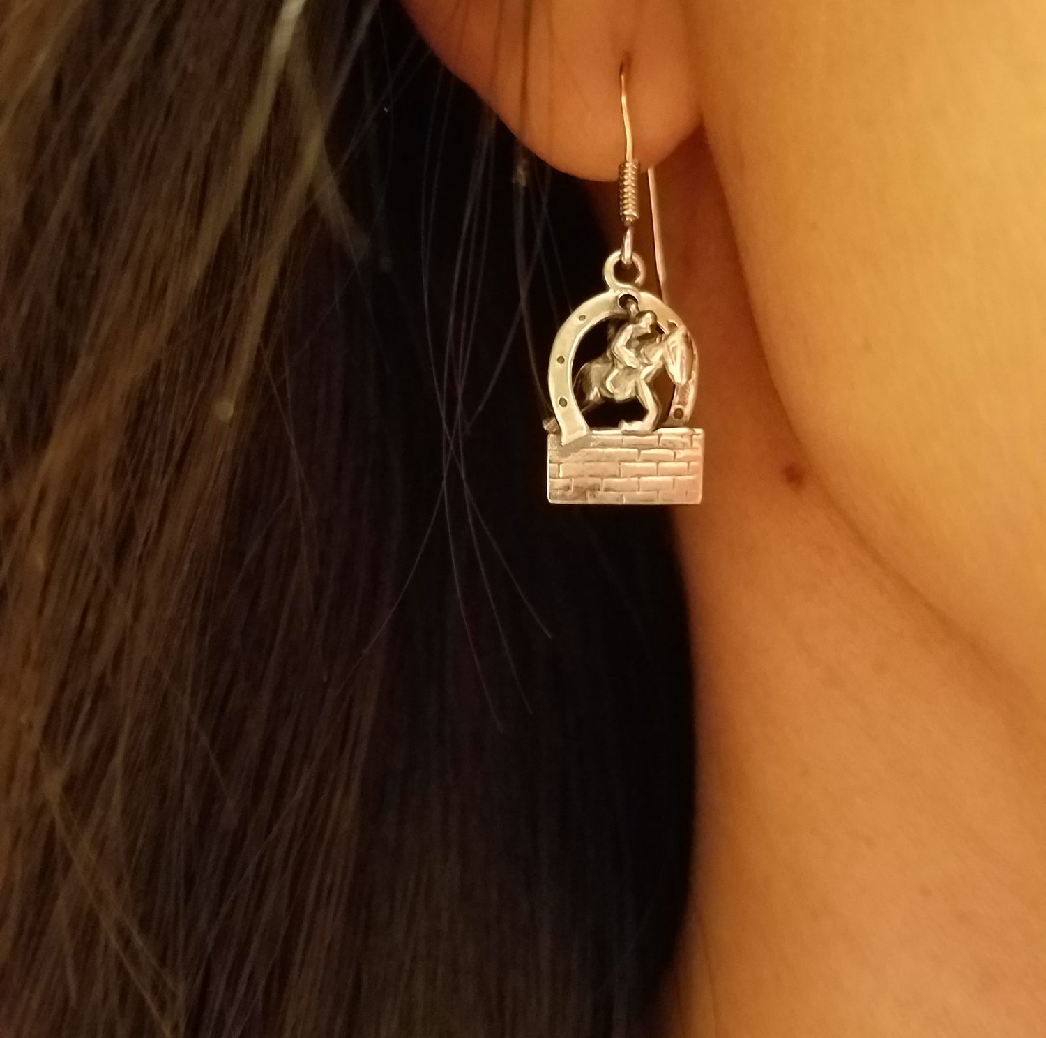 equestrian earrings