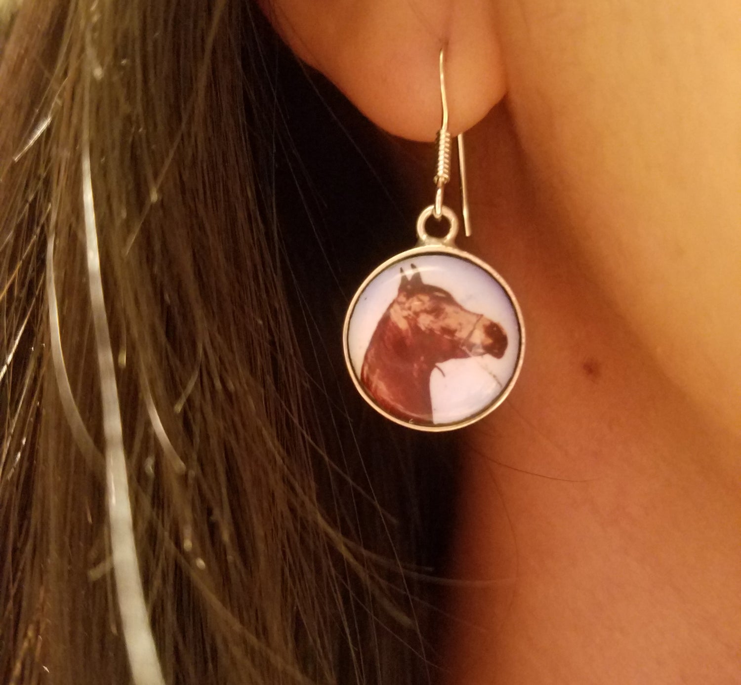 horse earrings