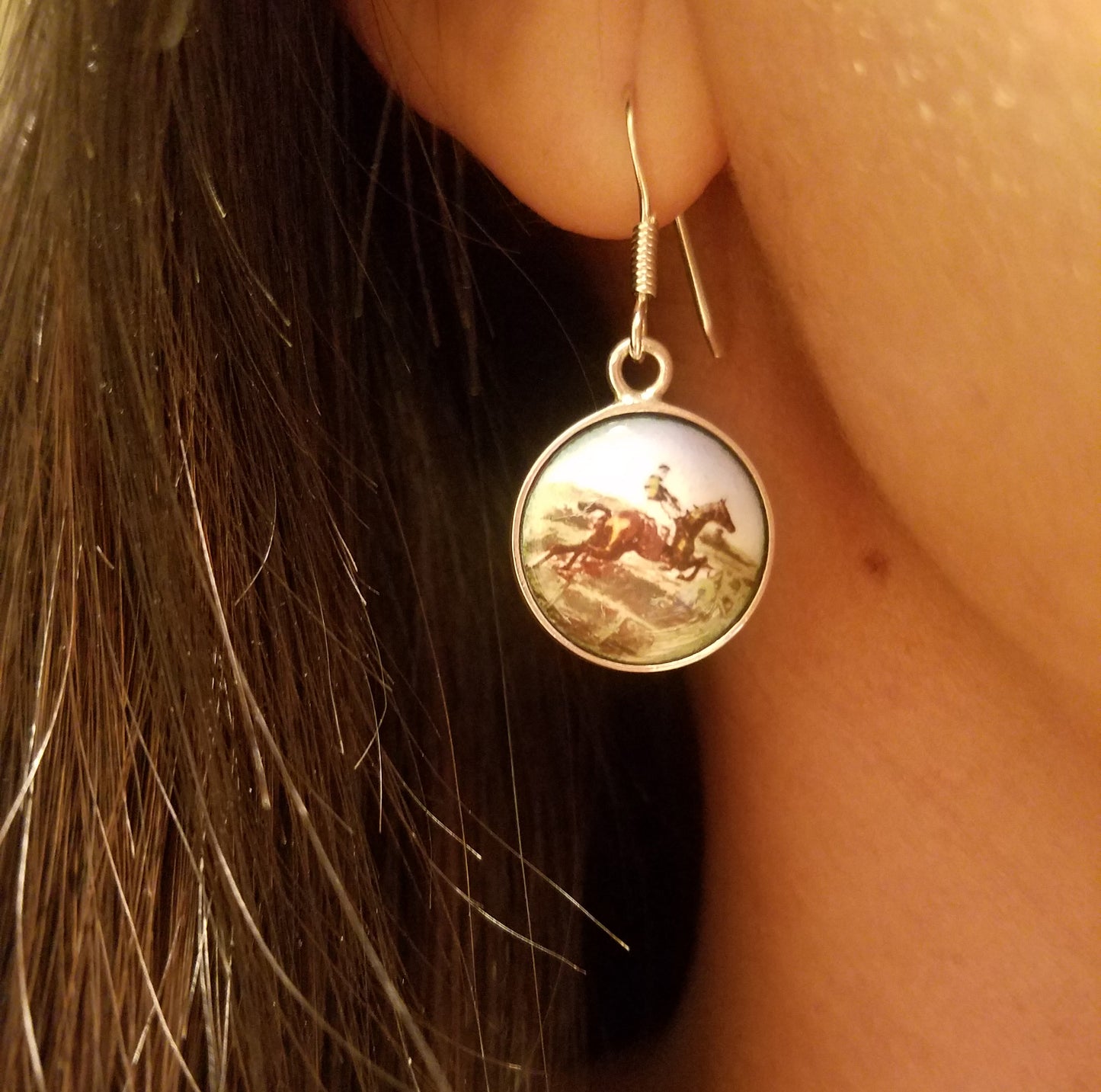 equestrian earrings