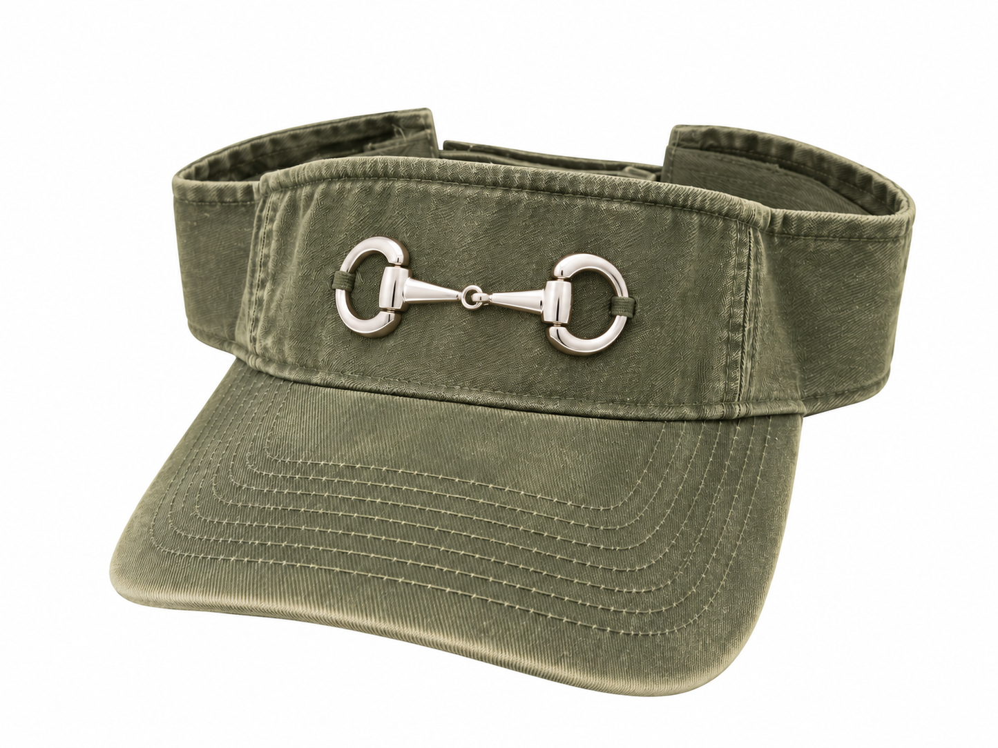 equestrian Olive Sun Visor horse bit visor