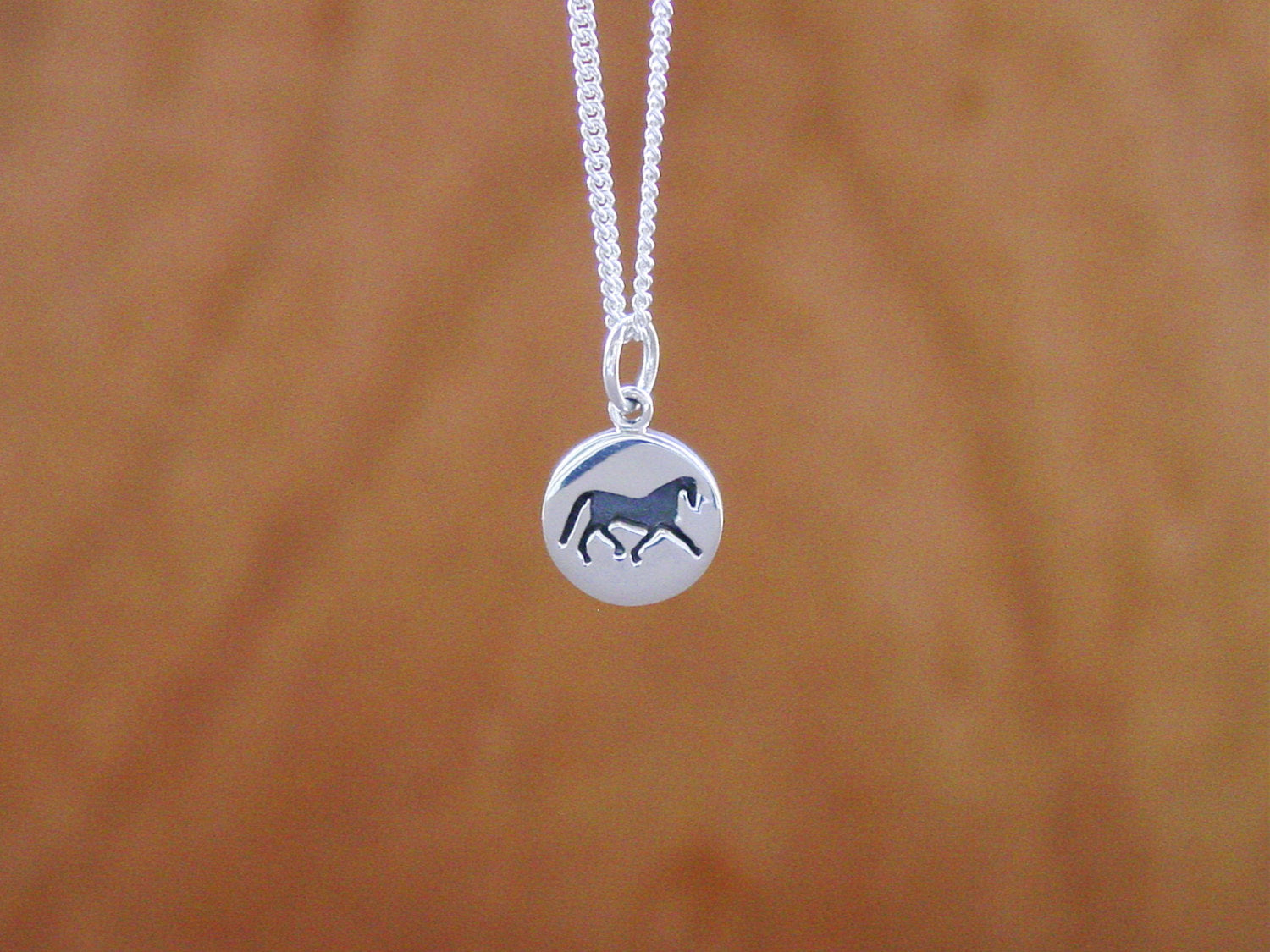 equestrian charm pendant