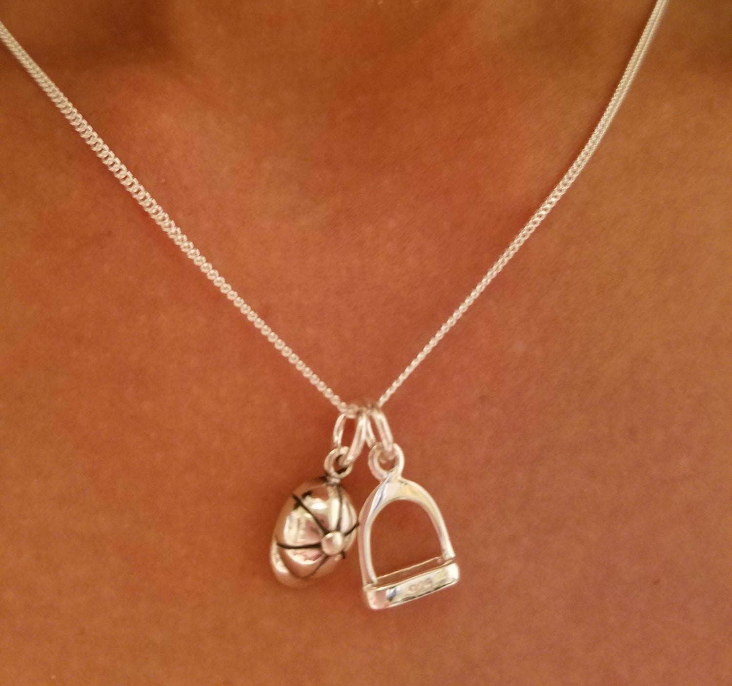 equestrian charms pendant