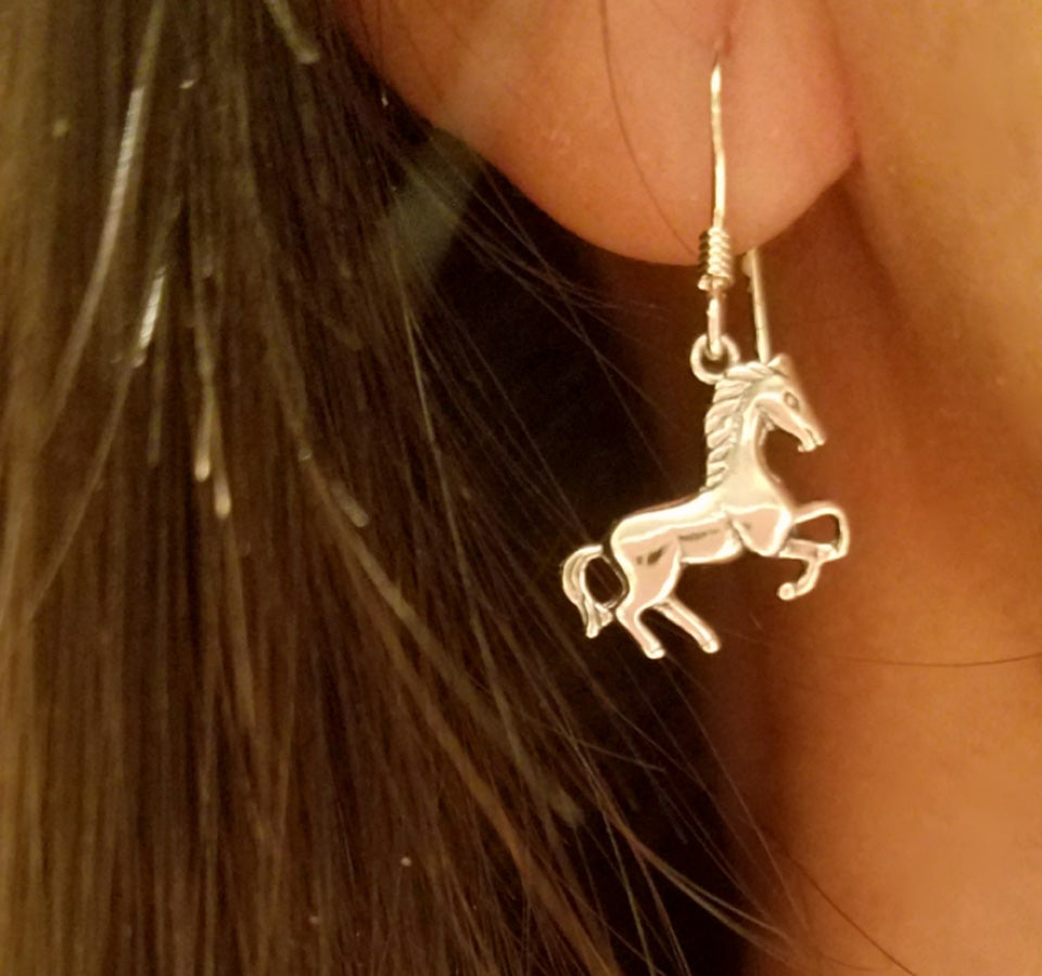equestrian earrings