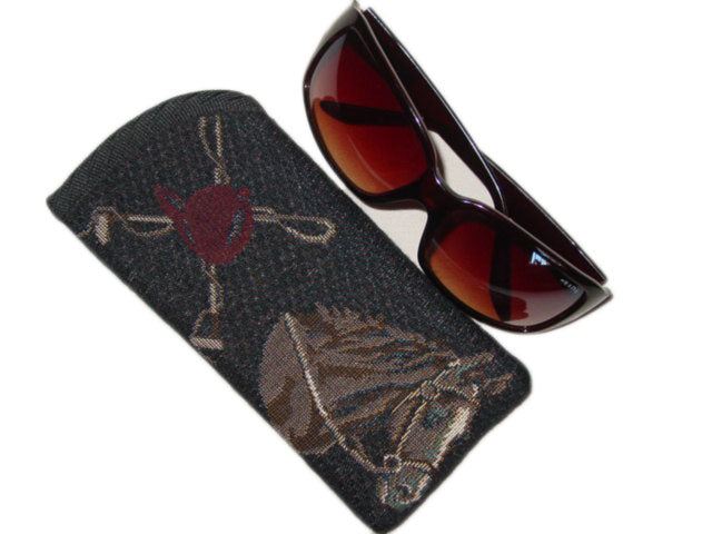 equestrian glasses case