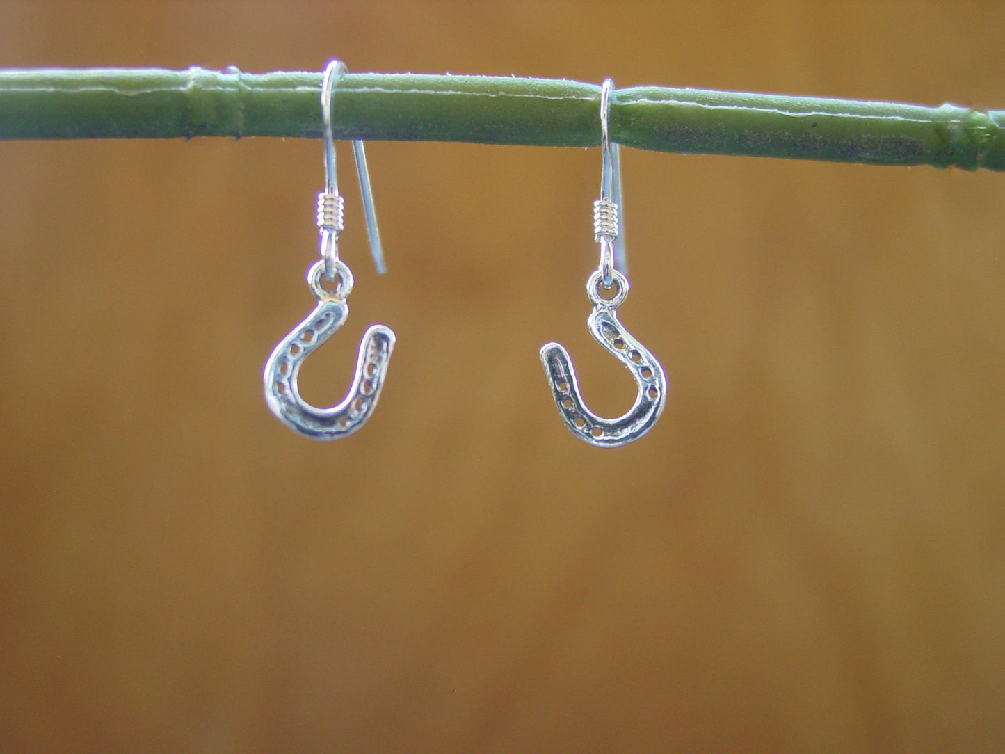 equestrian silver earring