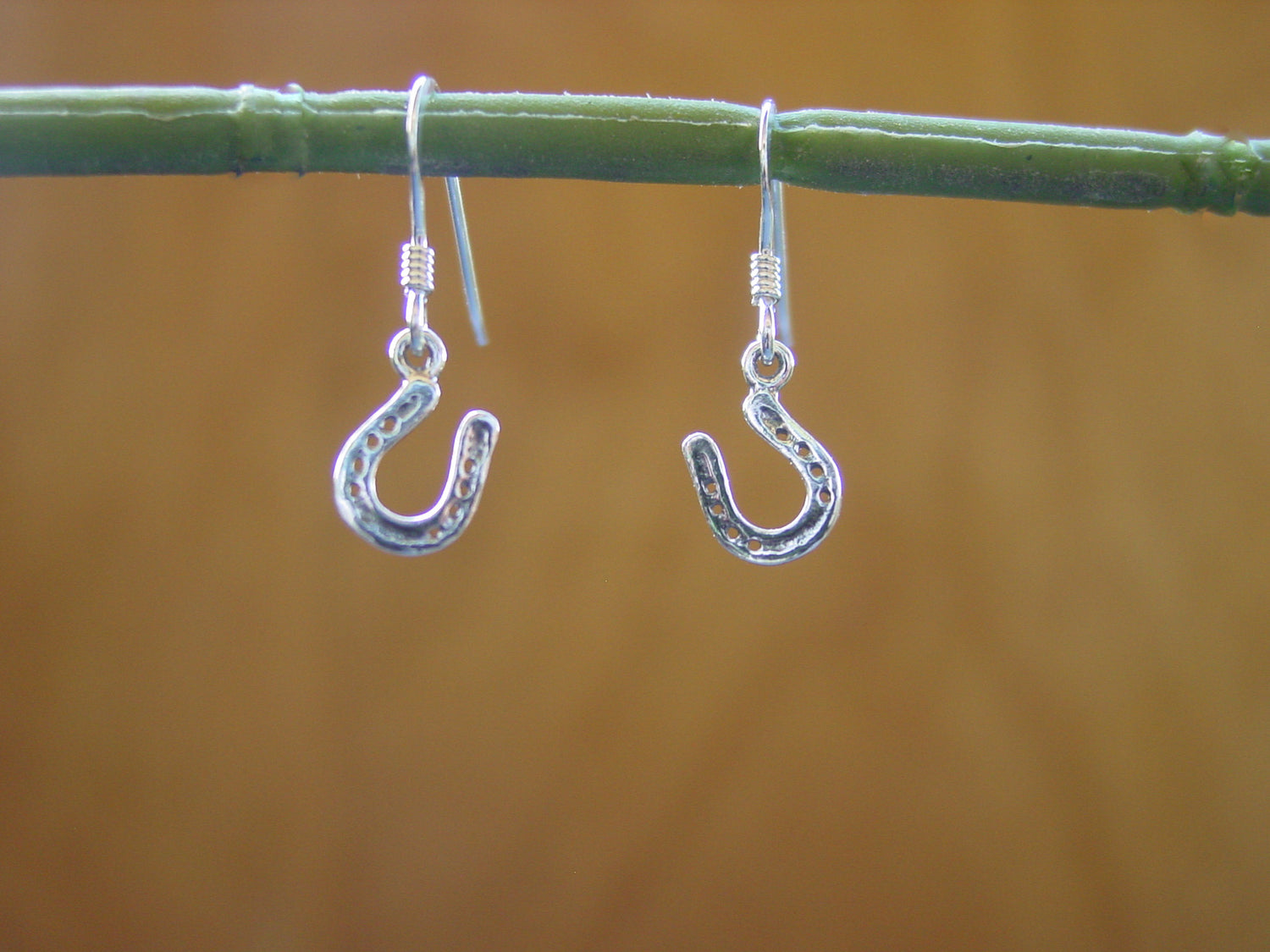 equestrian silver earring