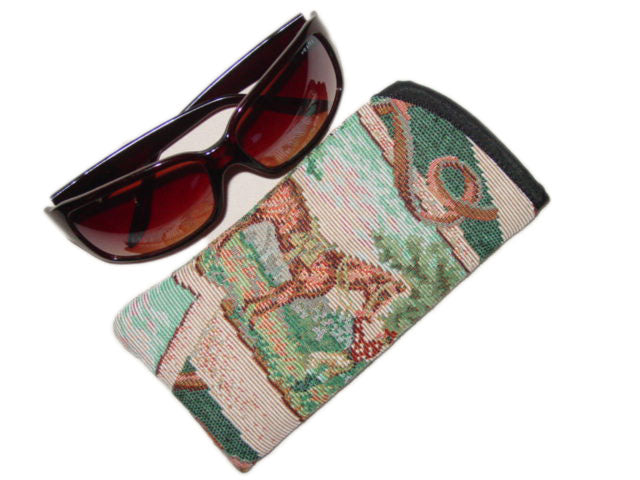 equestrian sun glasses case