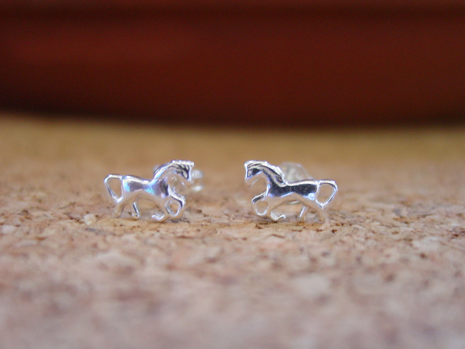 horse stud earrings 1