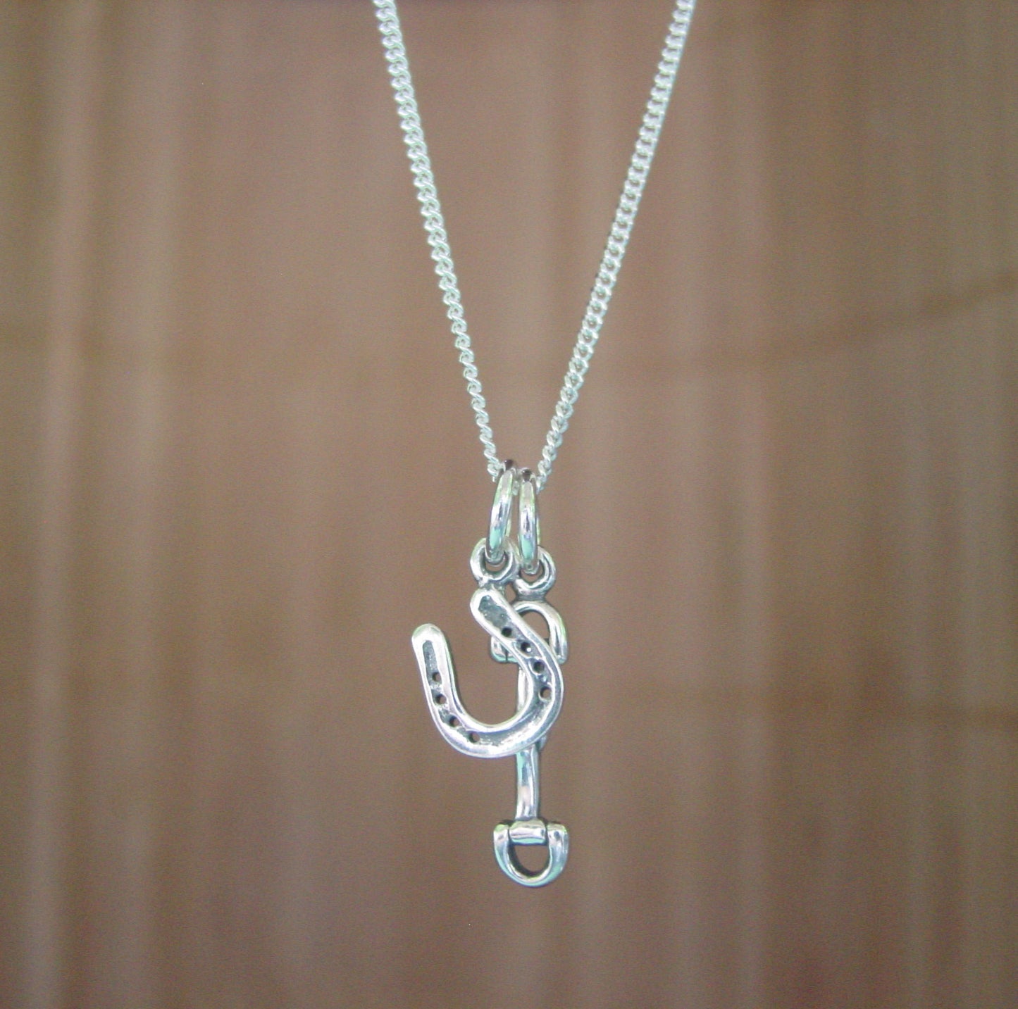 horseshoe charm pendant