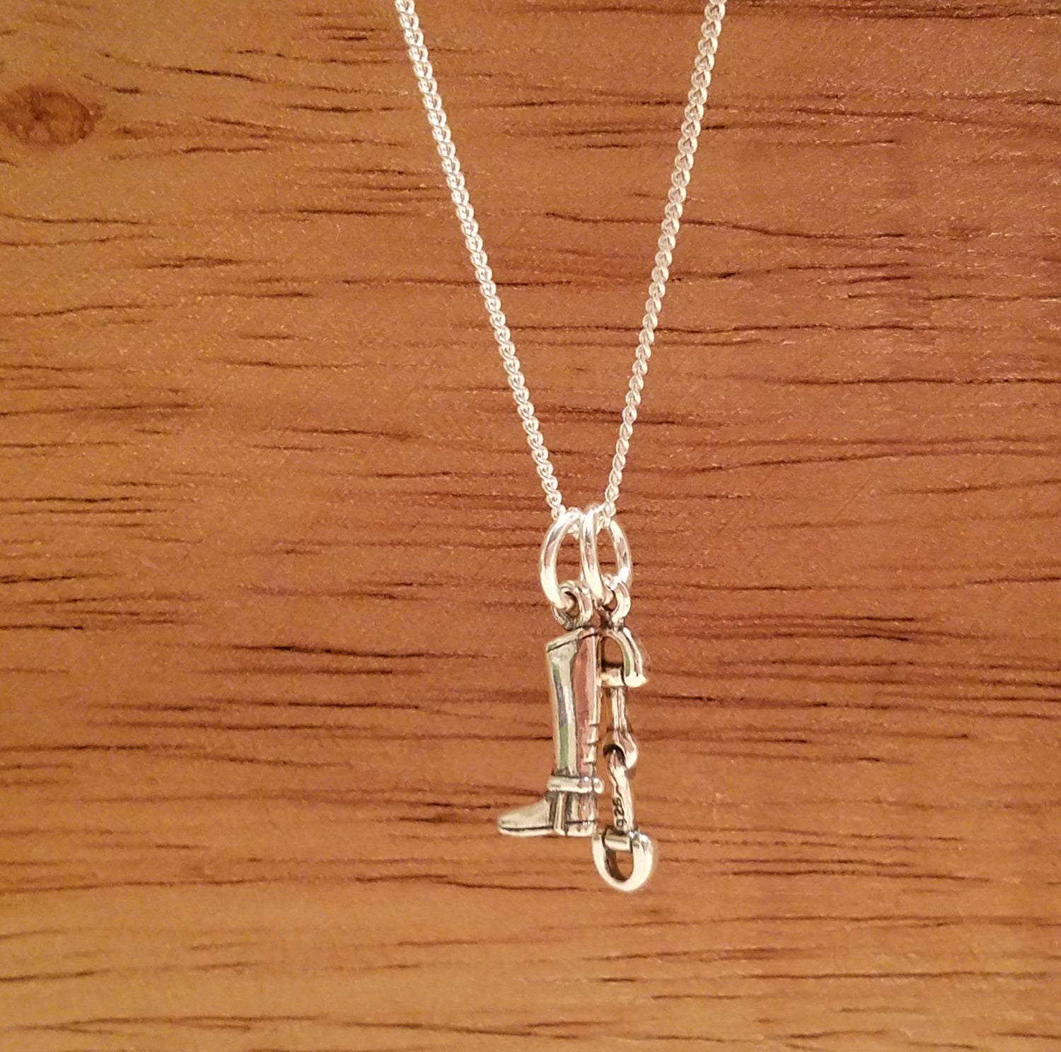 equestrian charm pendant