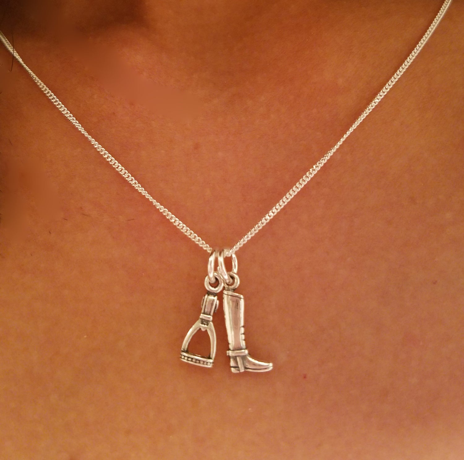 equestrian charm necklace