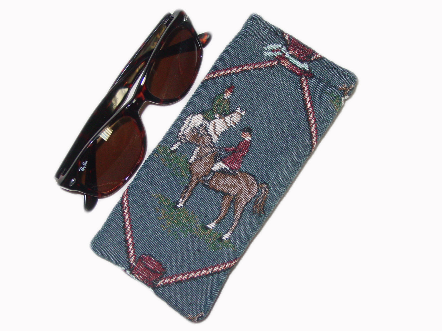 equestrian sunglass case