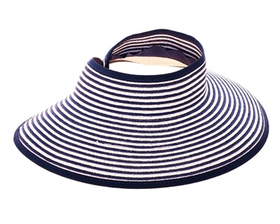 navy stripes horse hat