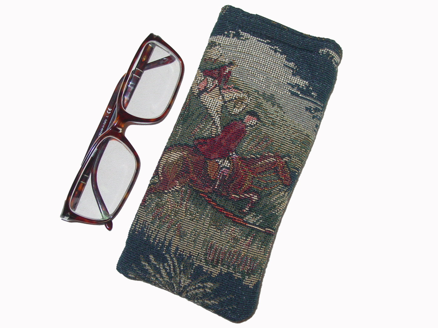 equestrian eyesglass case