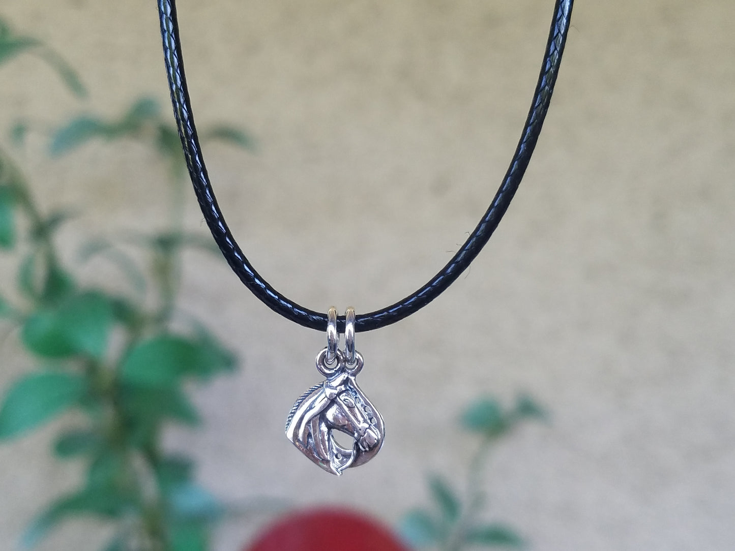 equine charm pendant