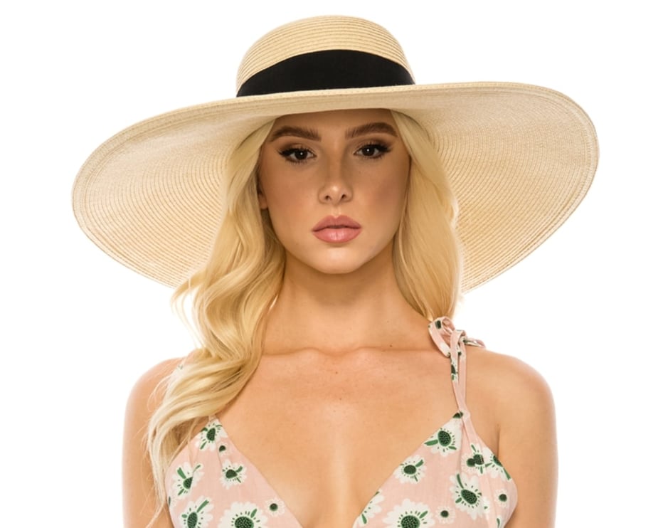 kentucky derby wide brim hat