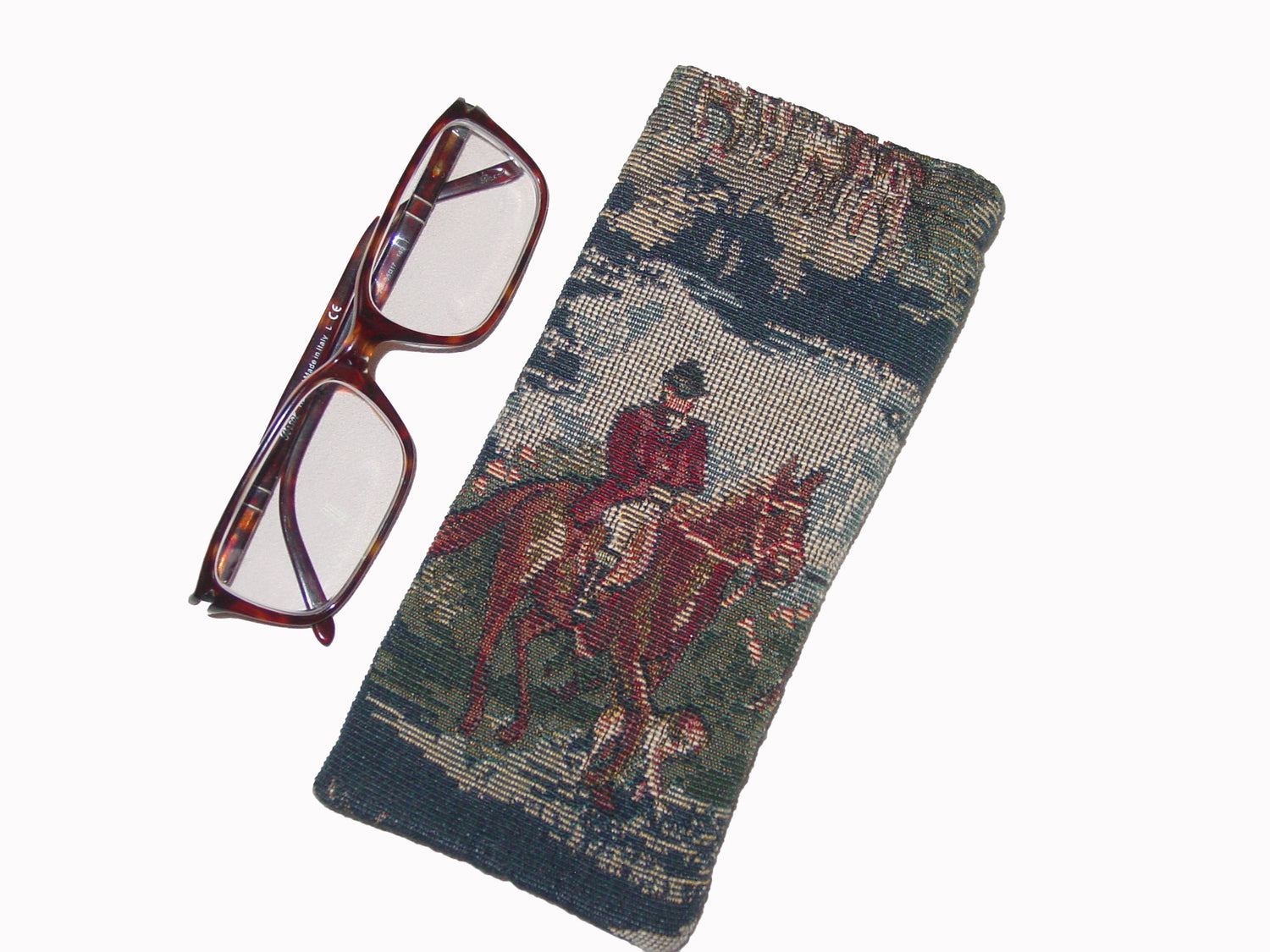 horse hunt scene bag