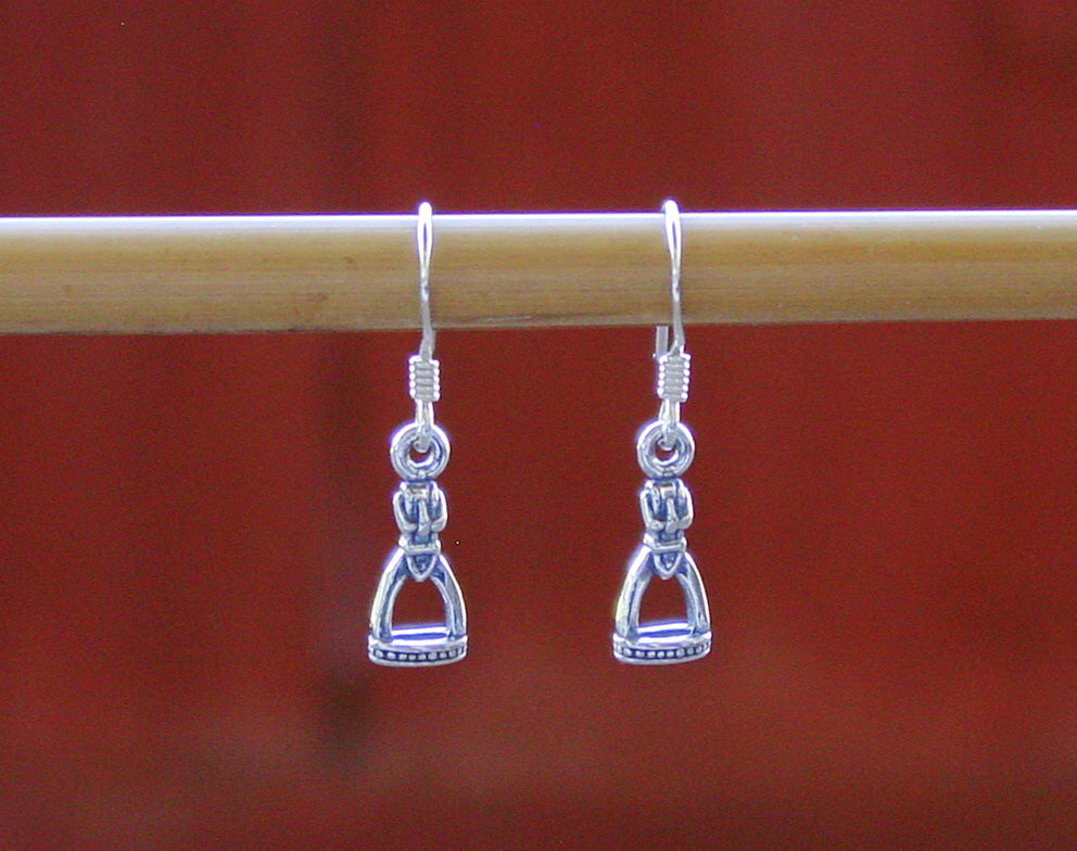 stirrup horse earrings