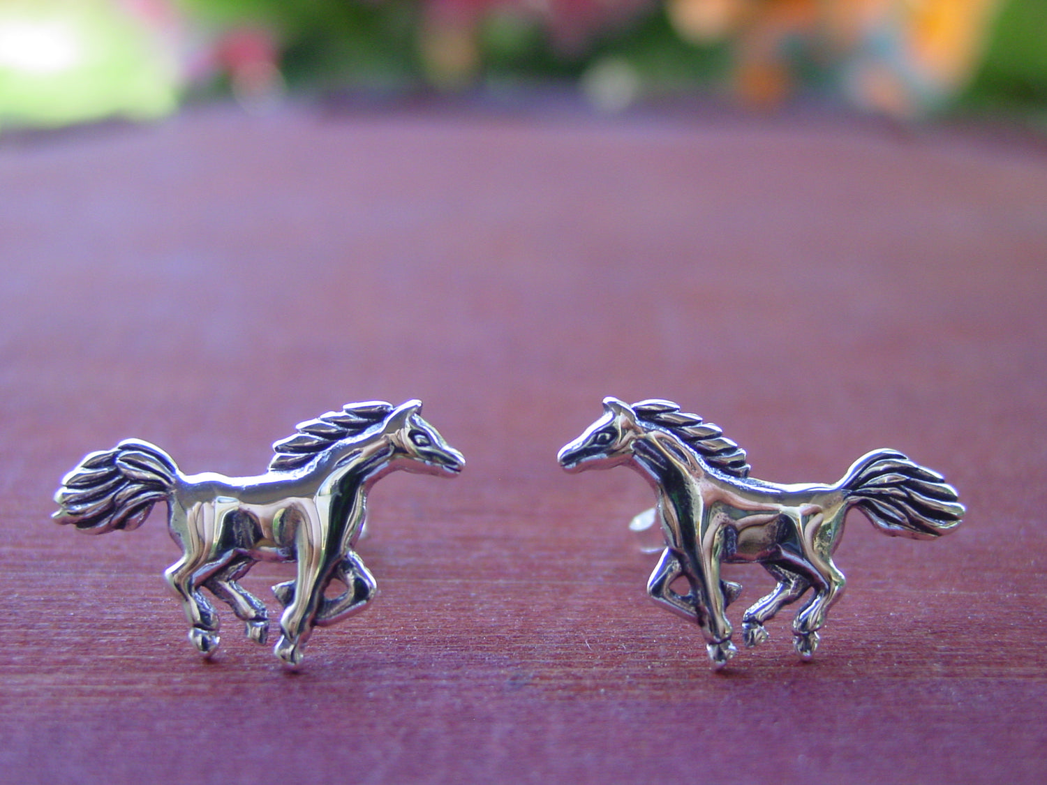 Wild mustang earrings