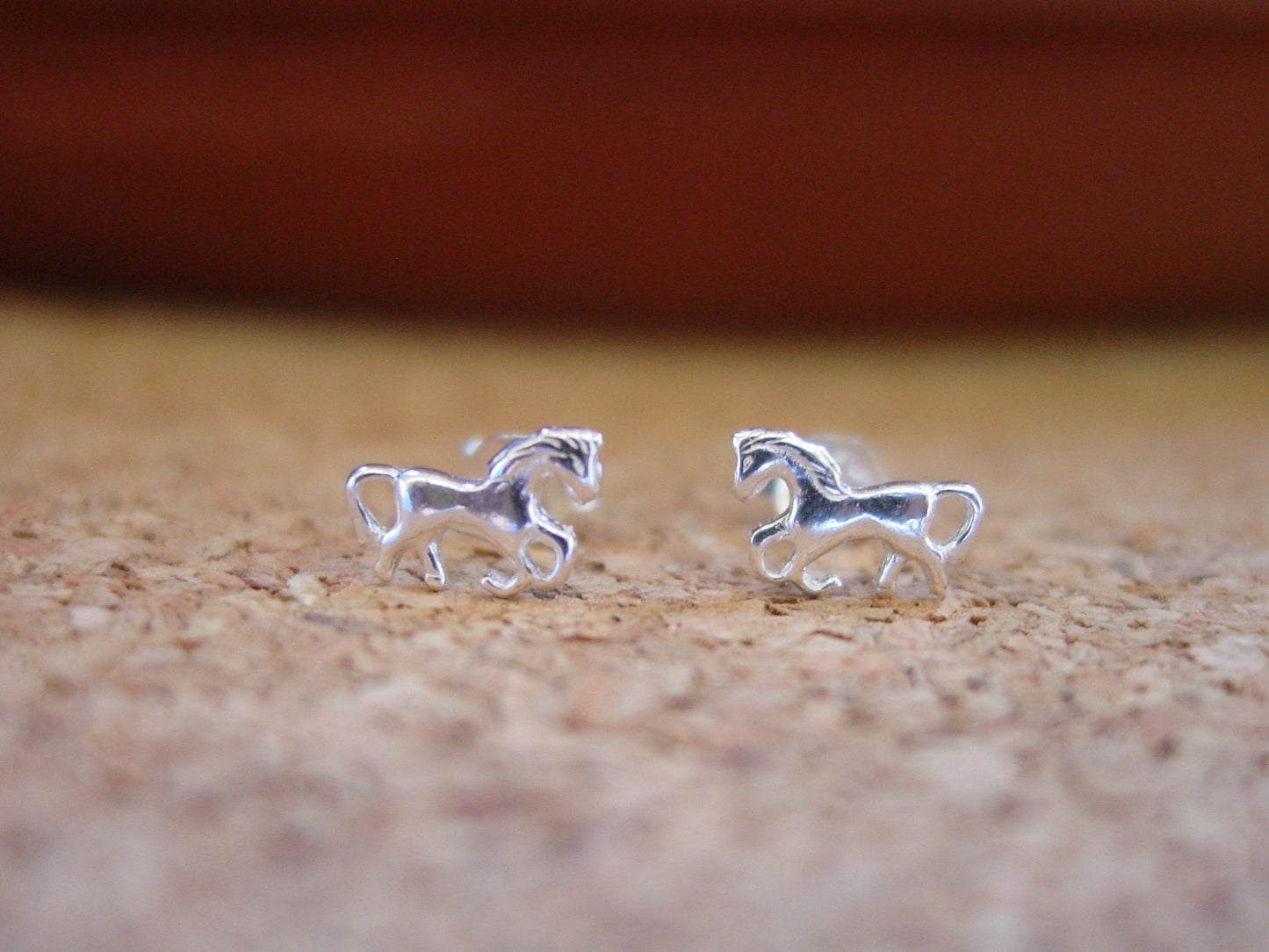 equestrian stud earring