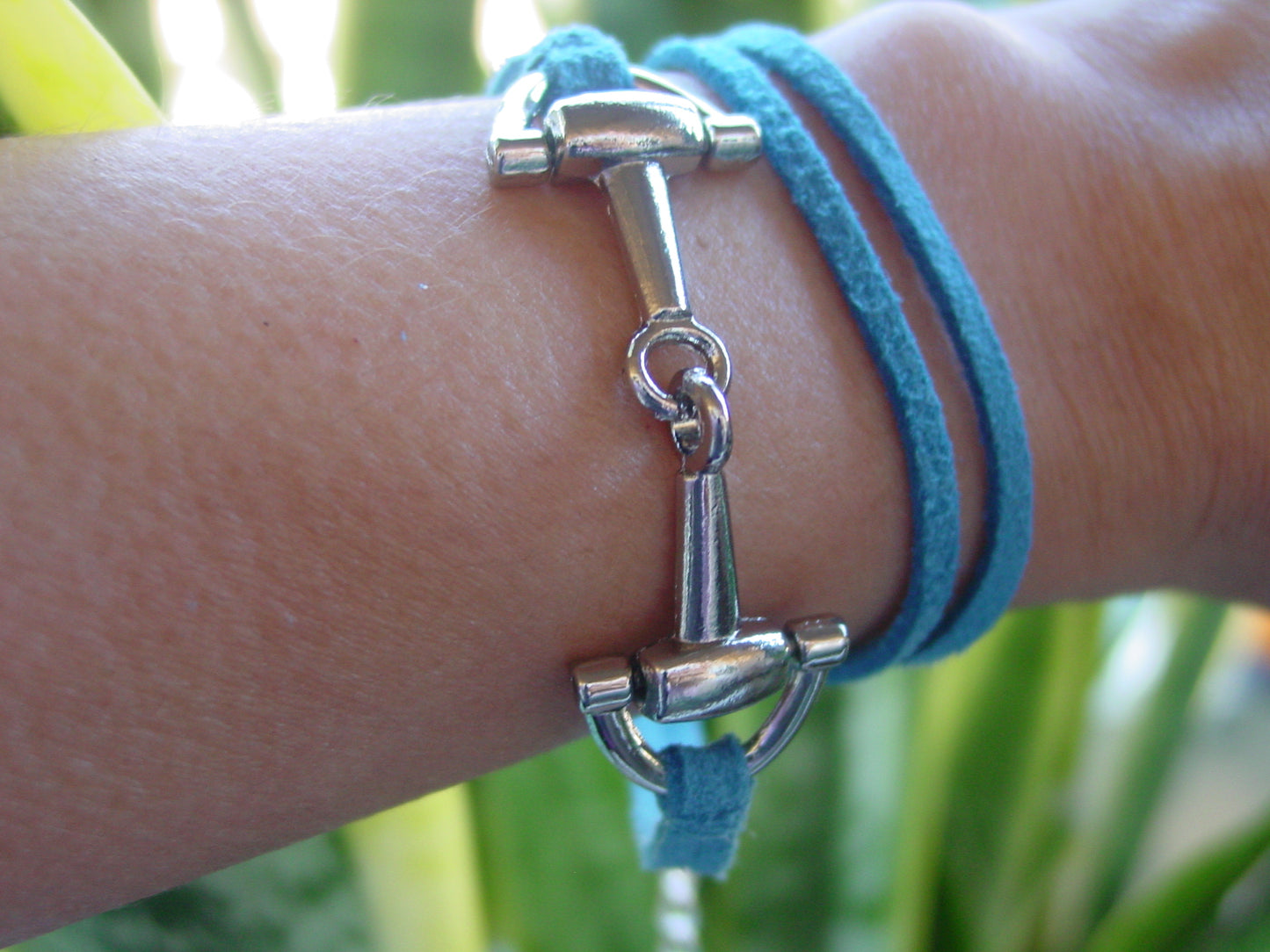 snaffle bit wrap bracelet