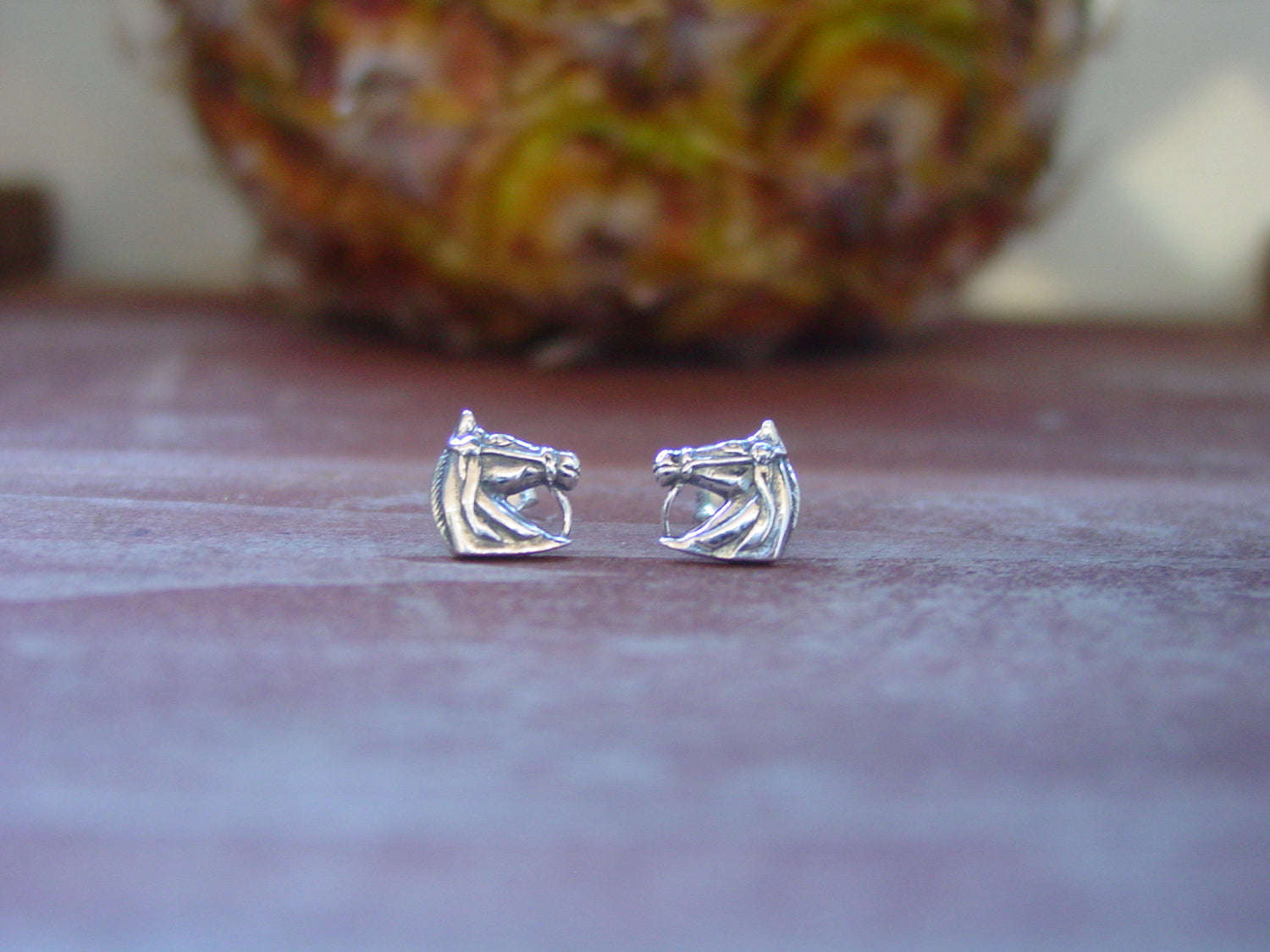 equine stud earrings