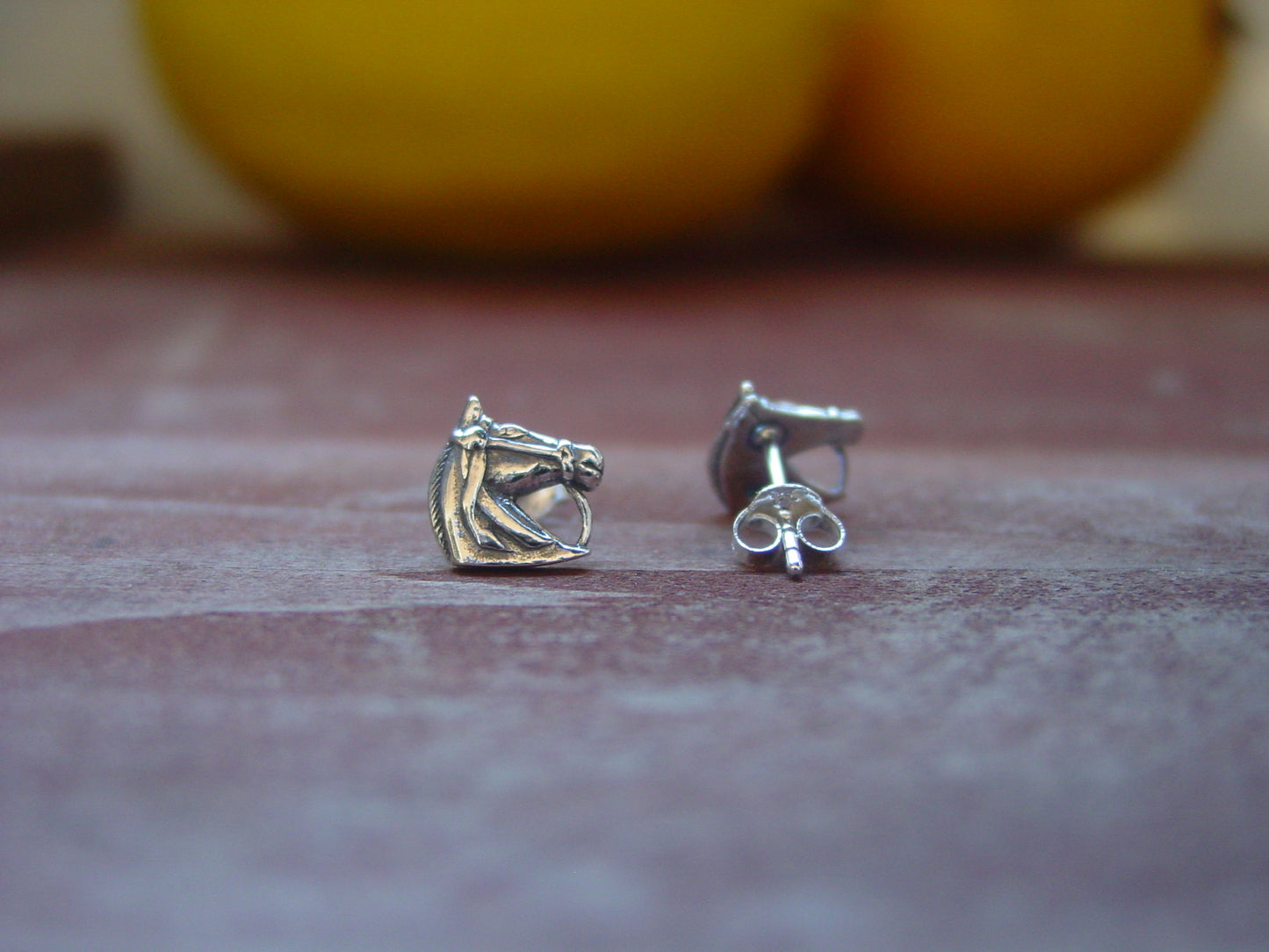 horse stud earrings