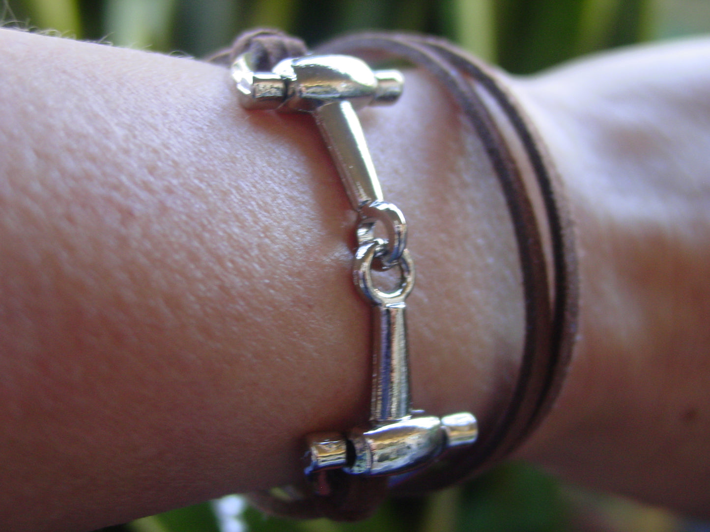 snaffle bit wrap bracelet