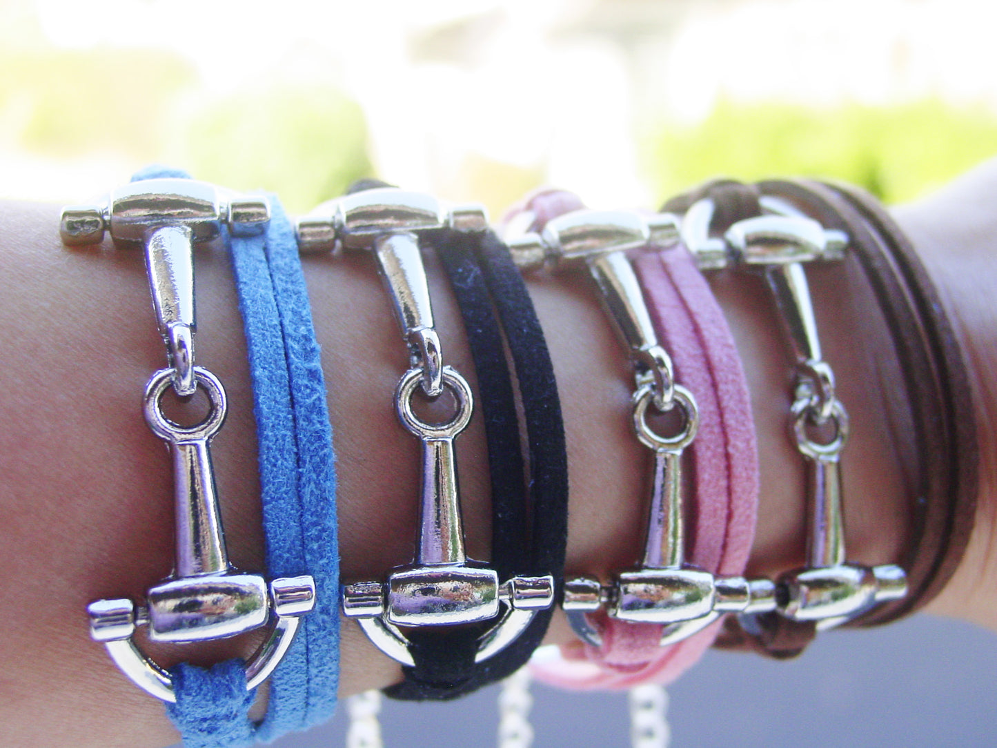 bit bracelet leather jewelry