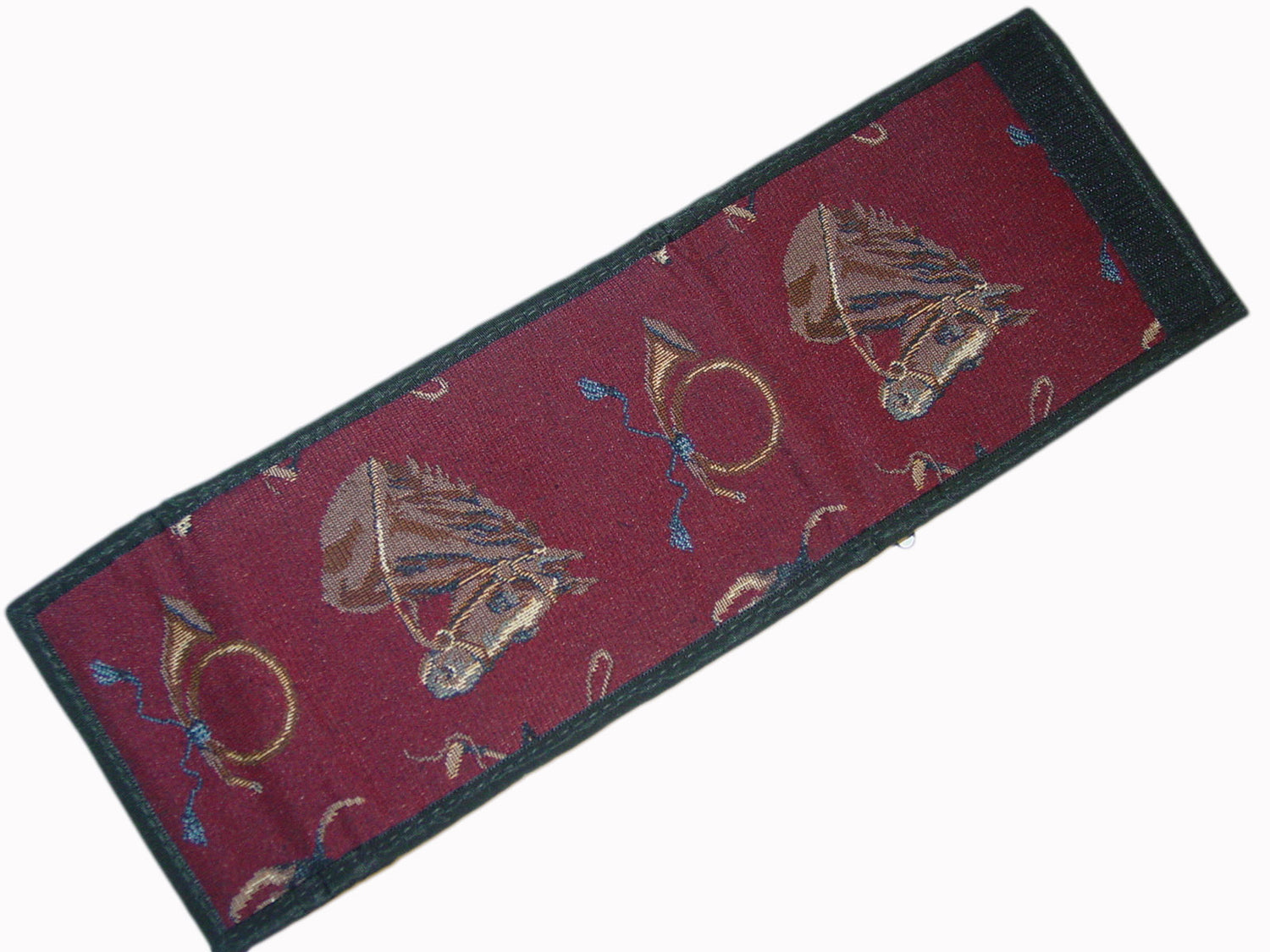 equestrian red string wallet