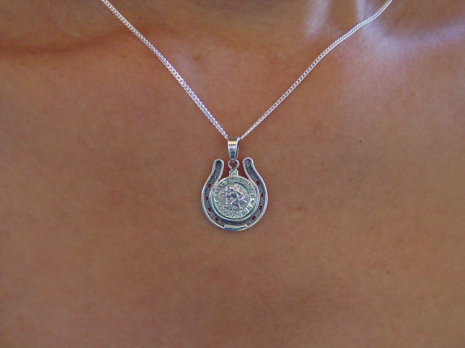  st Christopher necklace