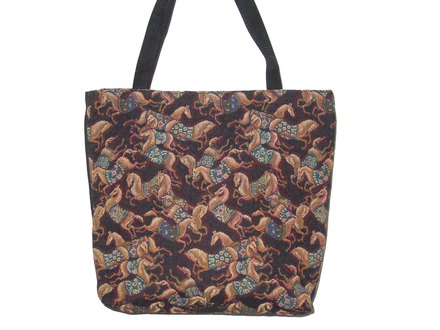 Horse with Blanket Tapestry Tote Bag Shopping Bag