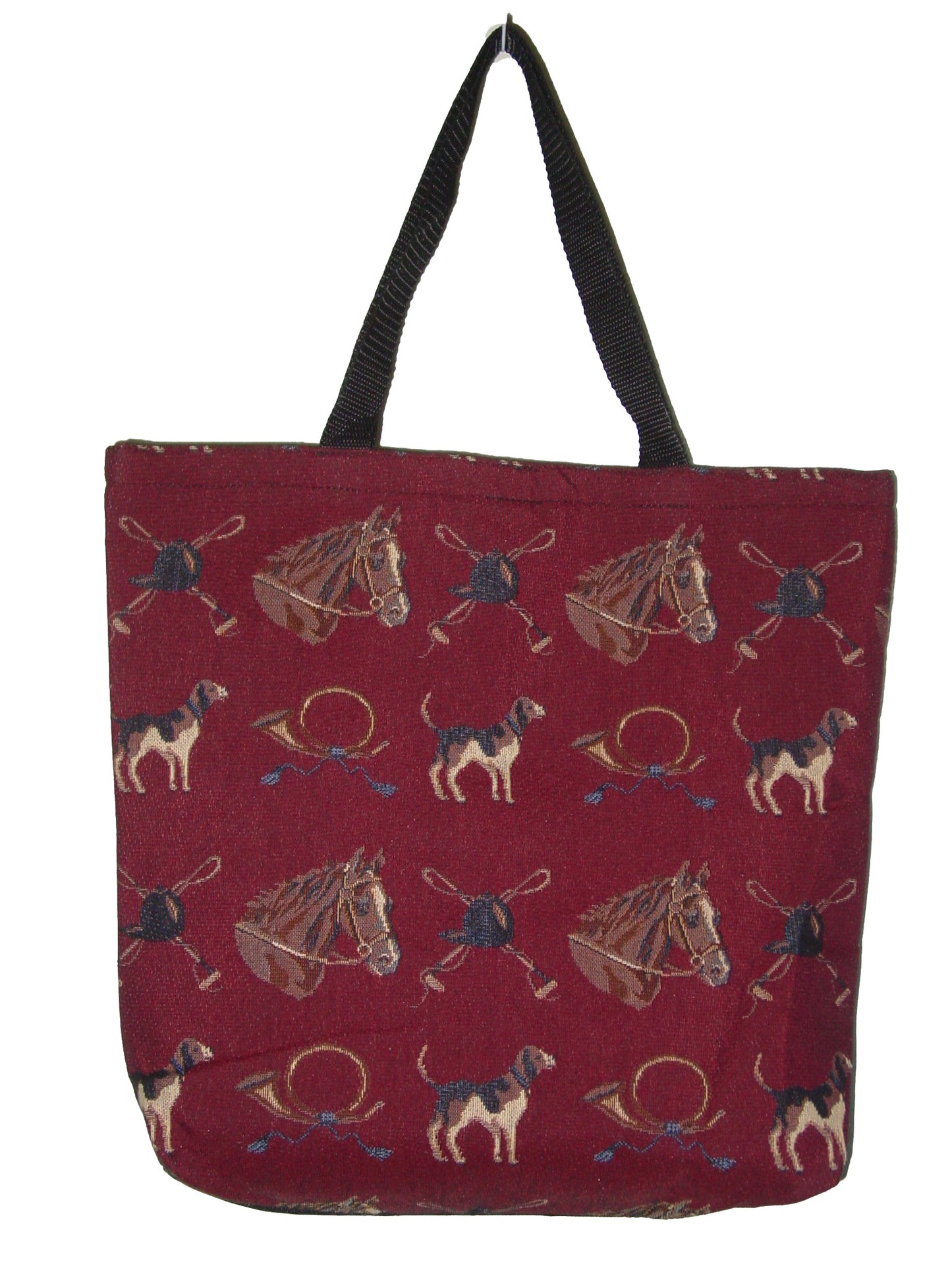 equestrian shopping bag