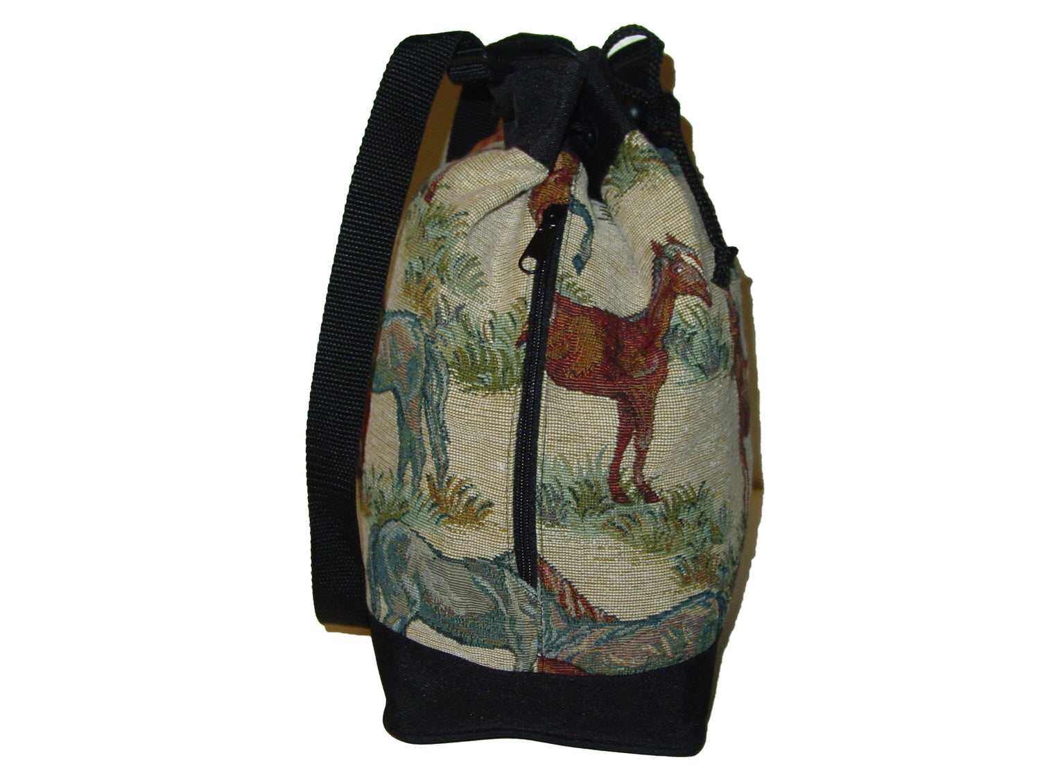 horse drawstring purse