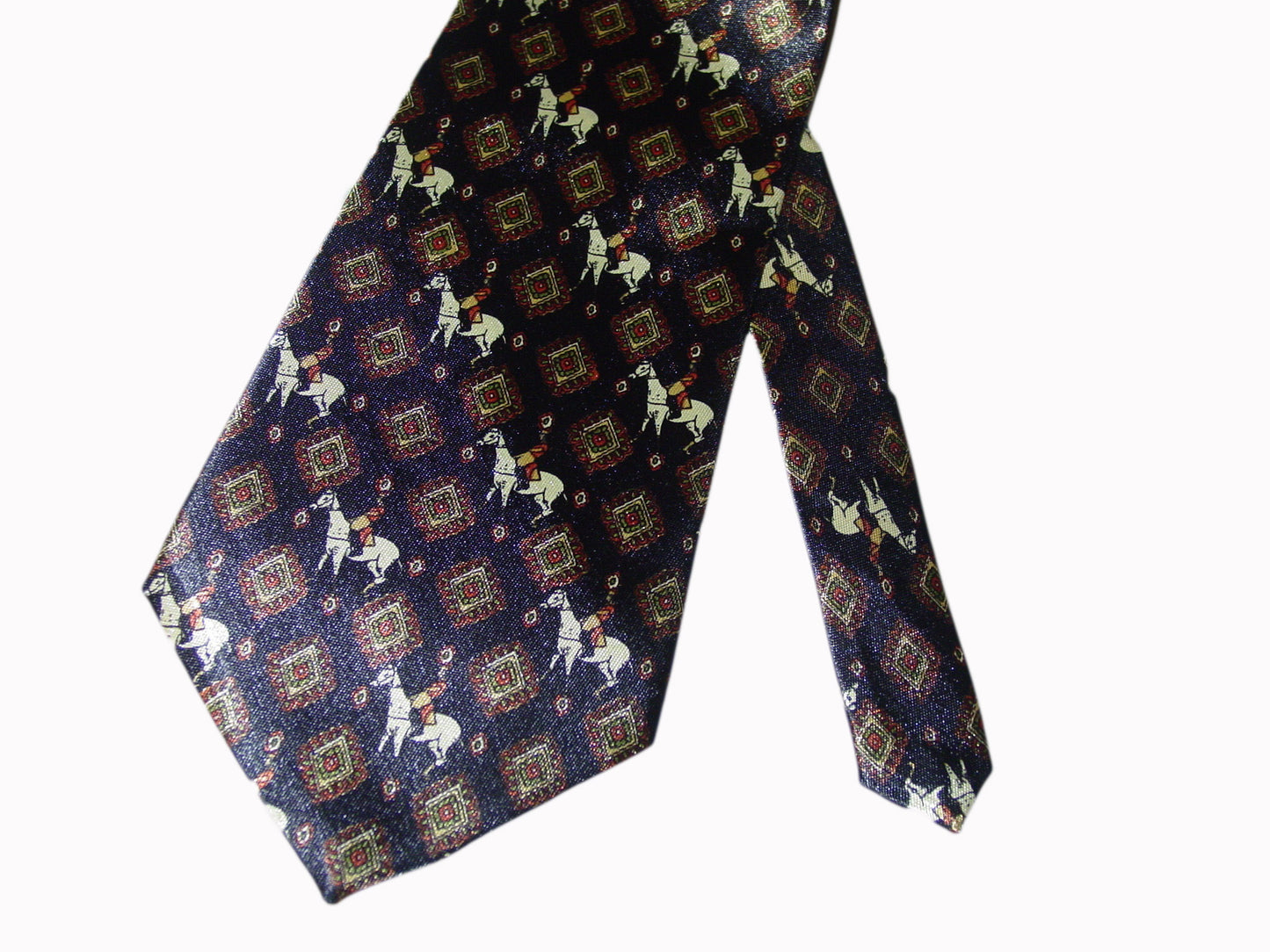 equestrian silk necktie