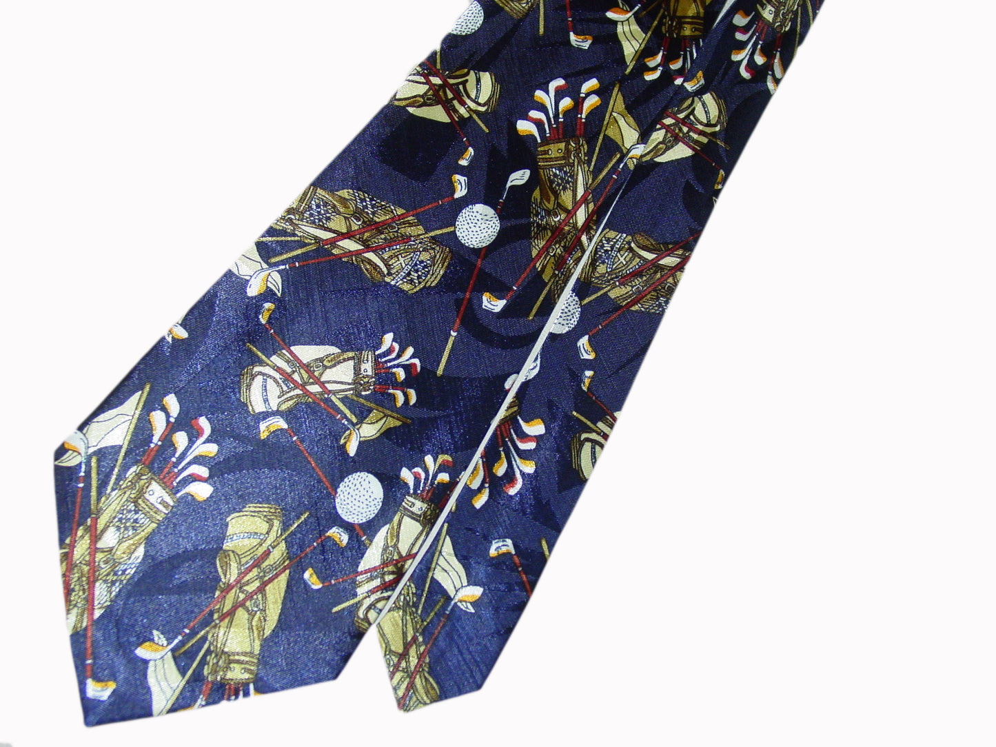 navy necktie for golf