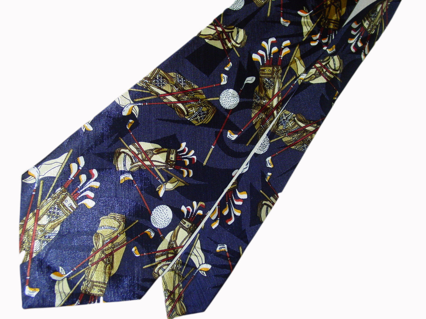 men navy necktie golf club