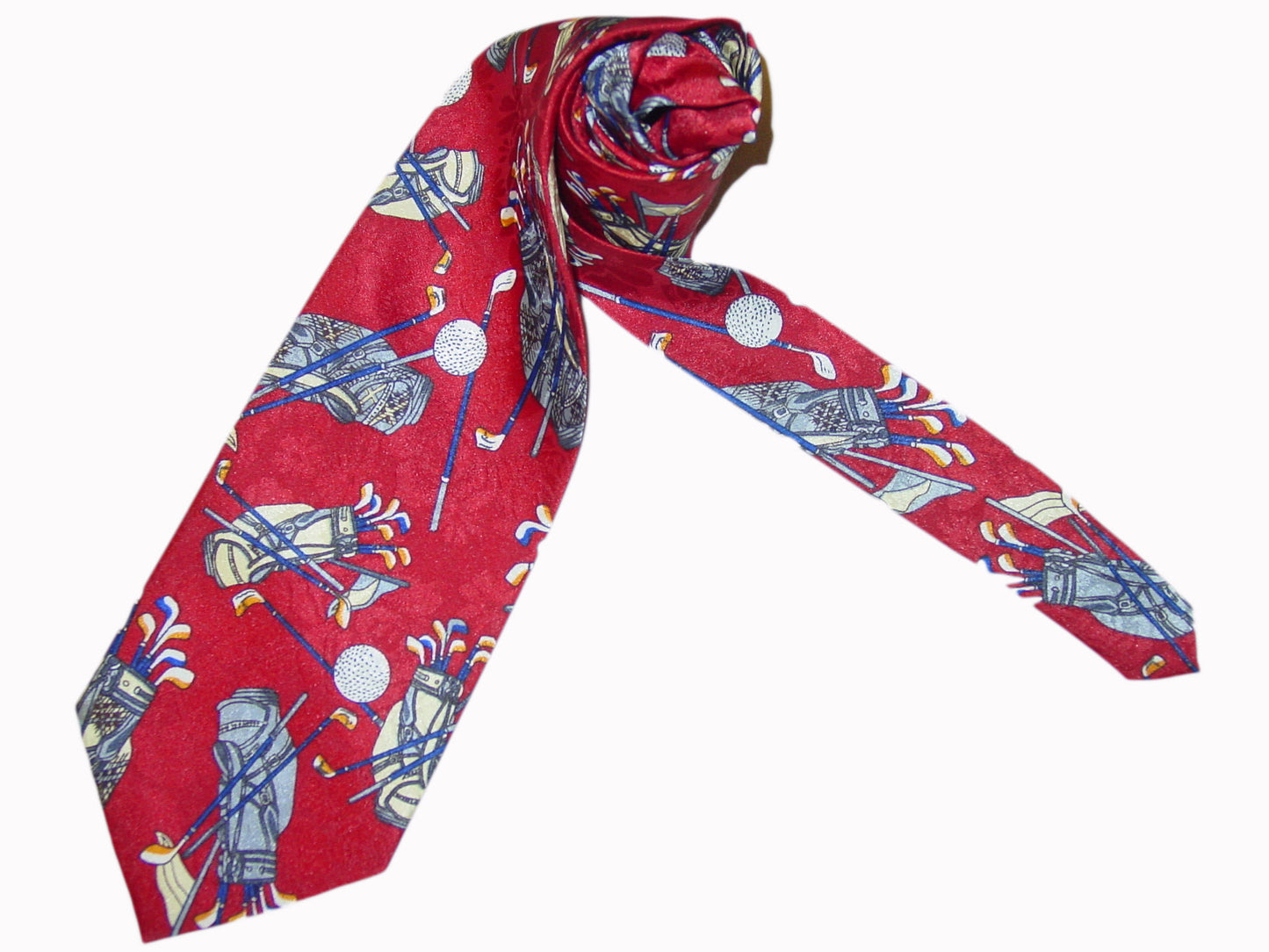 golf club red necktie