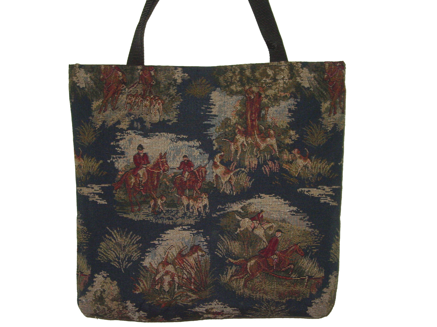 Hunt Scene Tote Purse