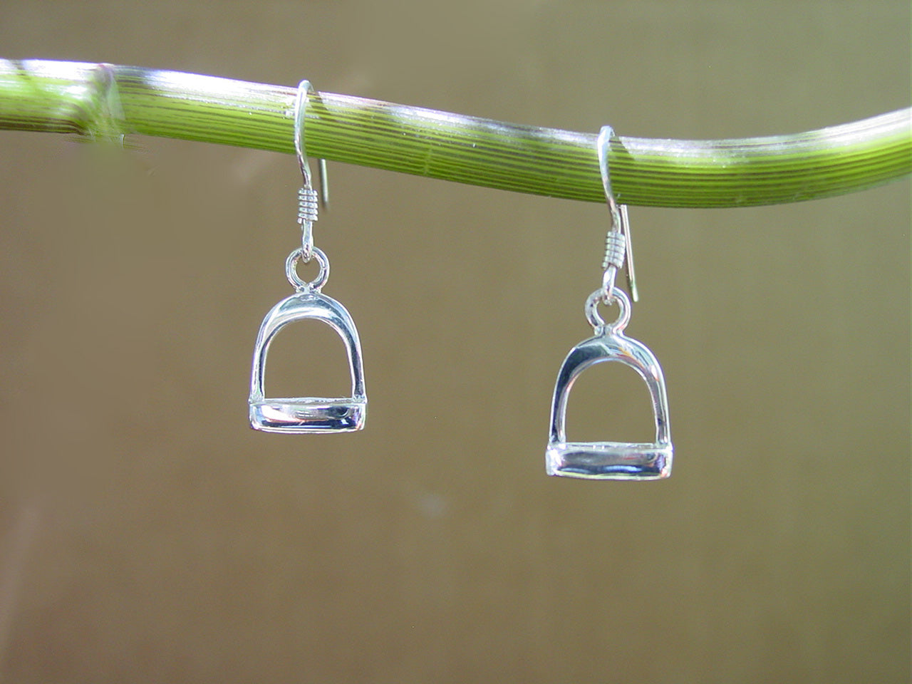 stirrup horse earrings